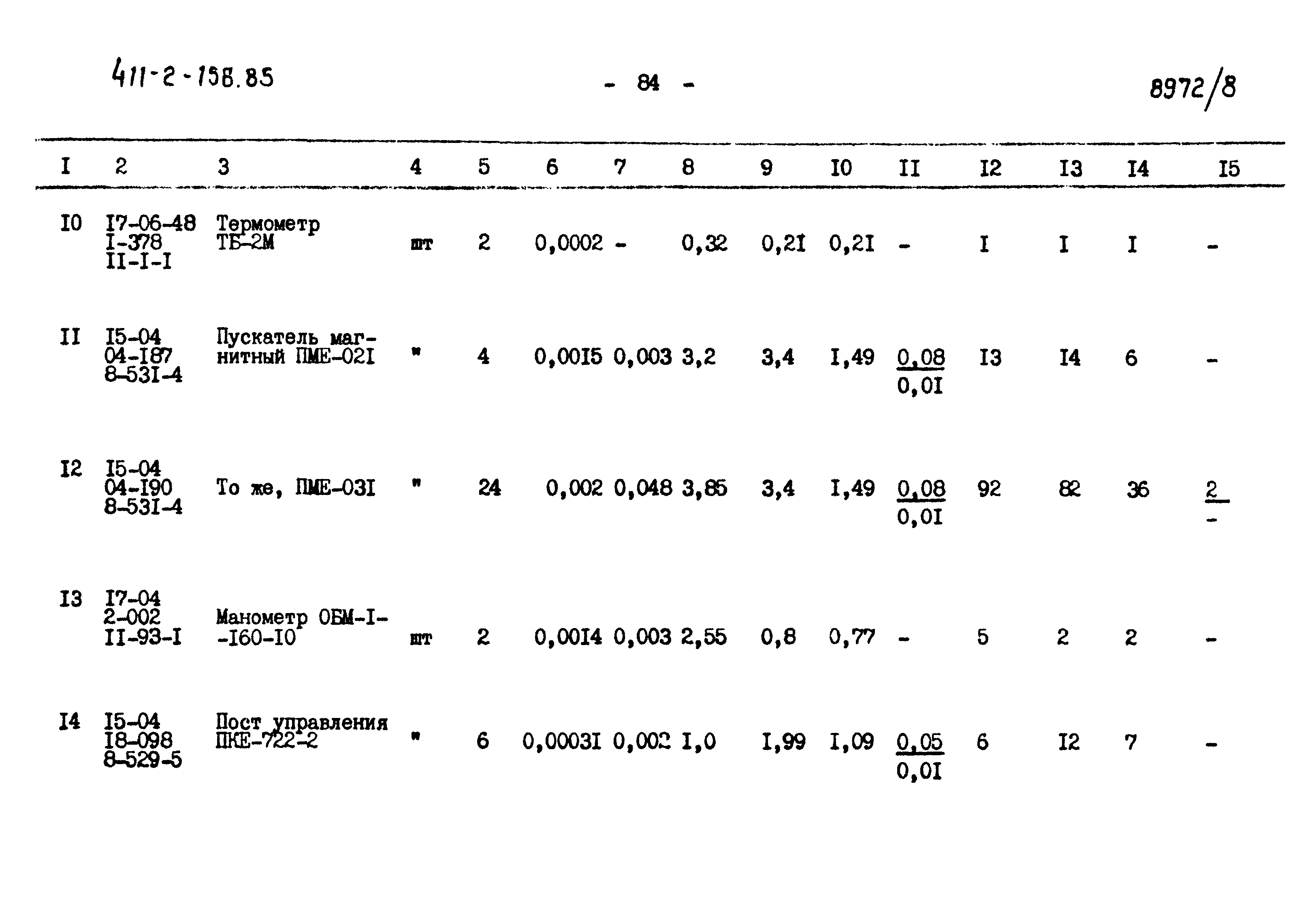 Типовой проект 411-2-156.85