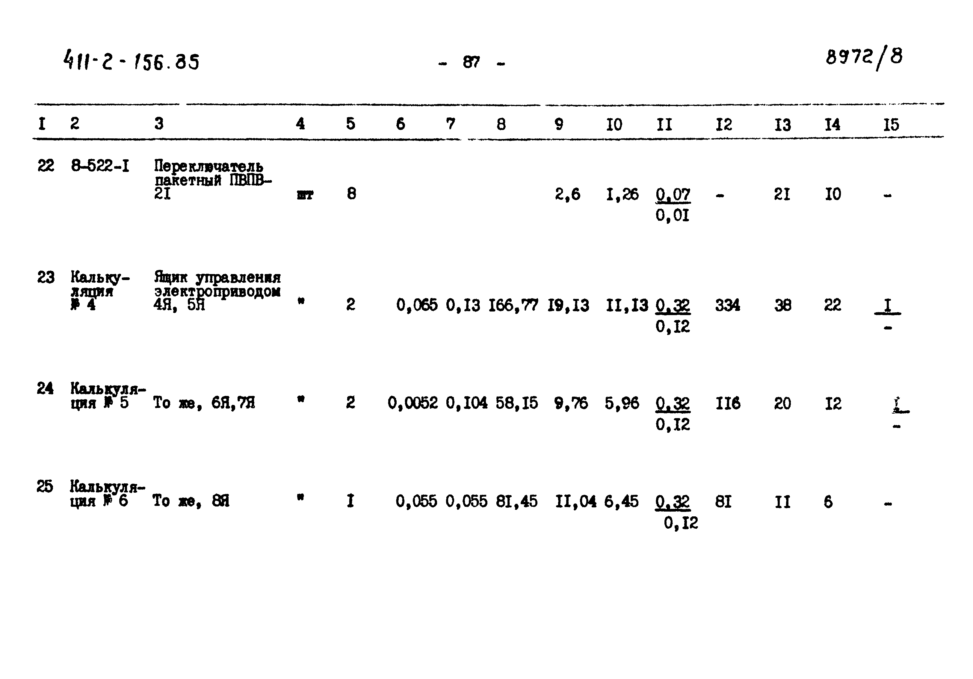 Типовой проект 411-2-156.85