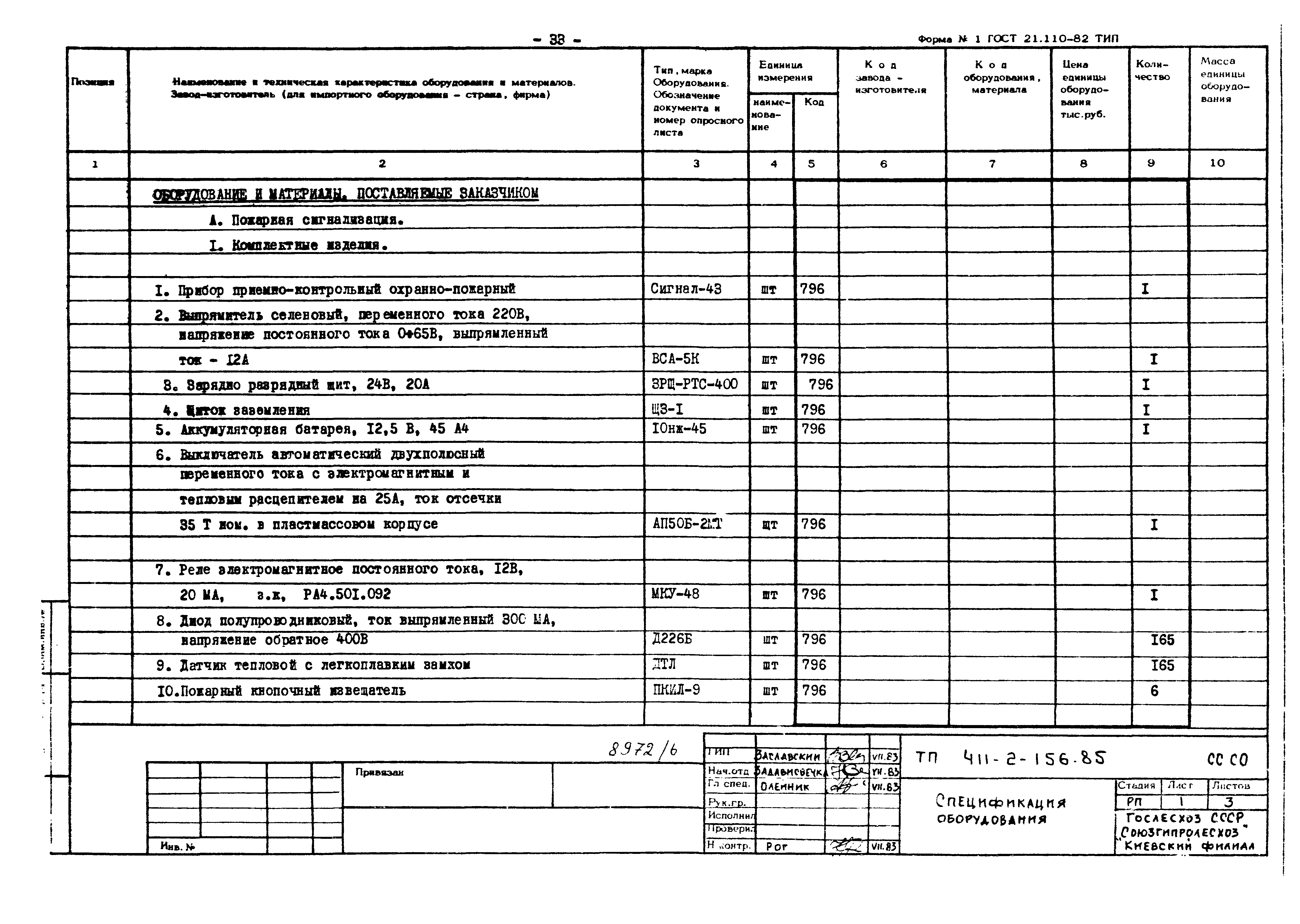 Типовой проект 411-2-156.85