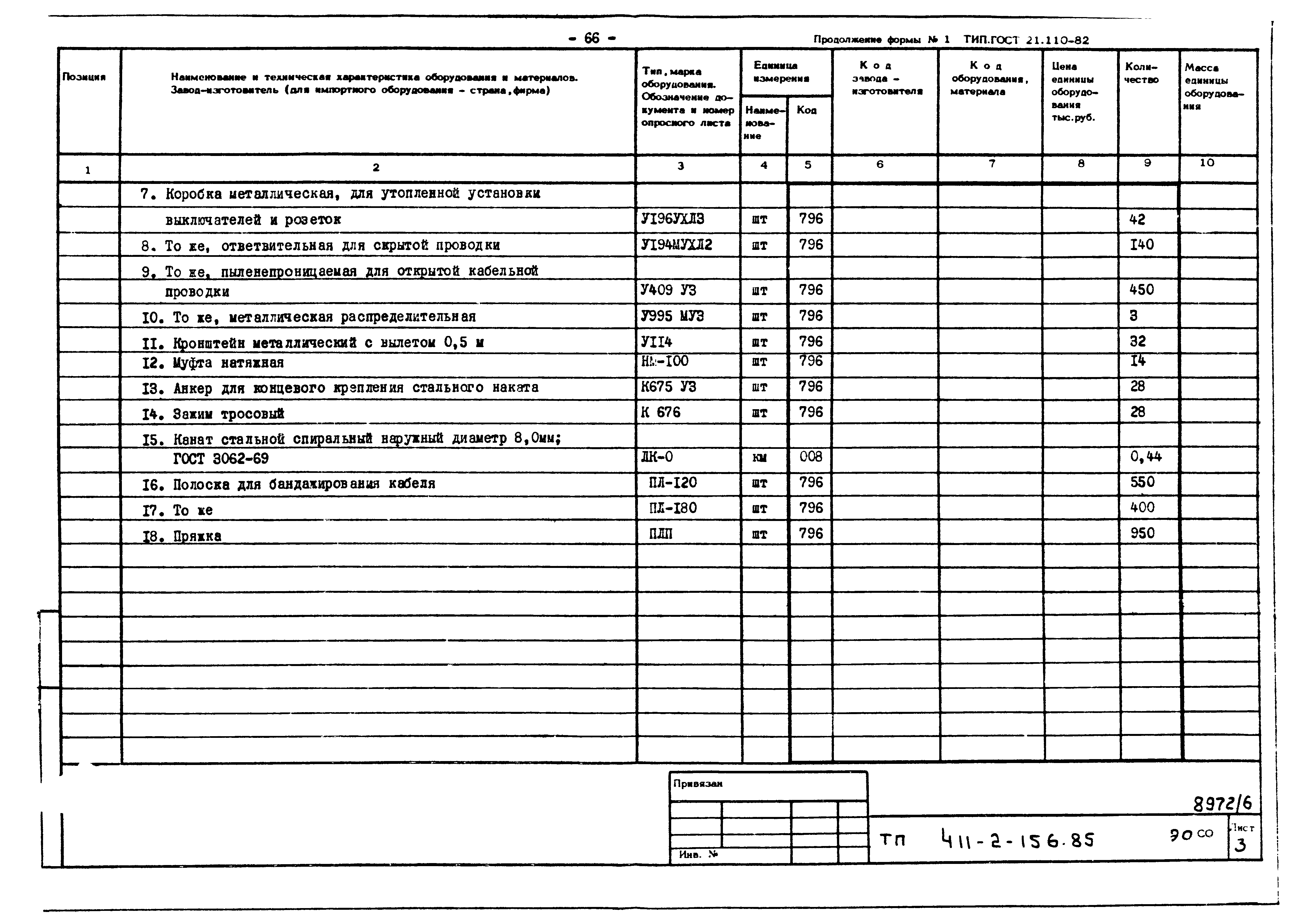 Типовой проект 411-2-156.85