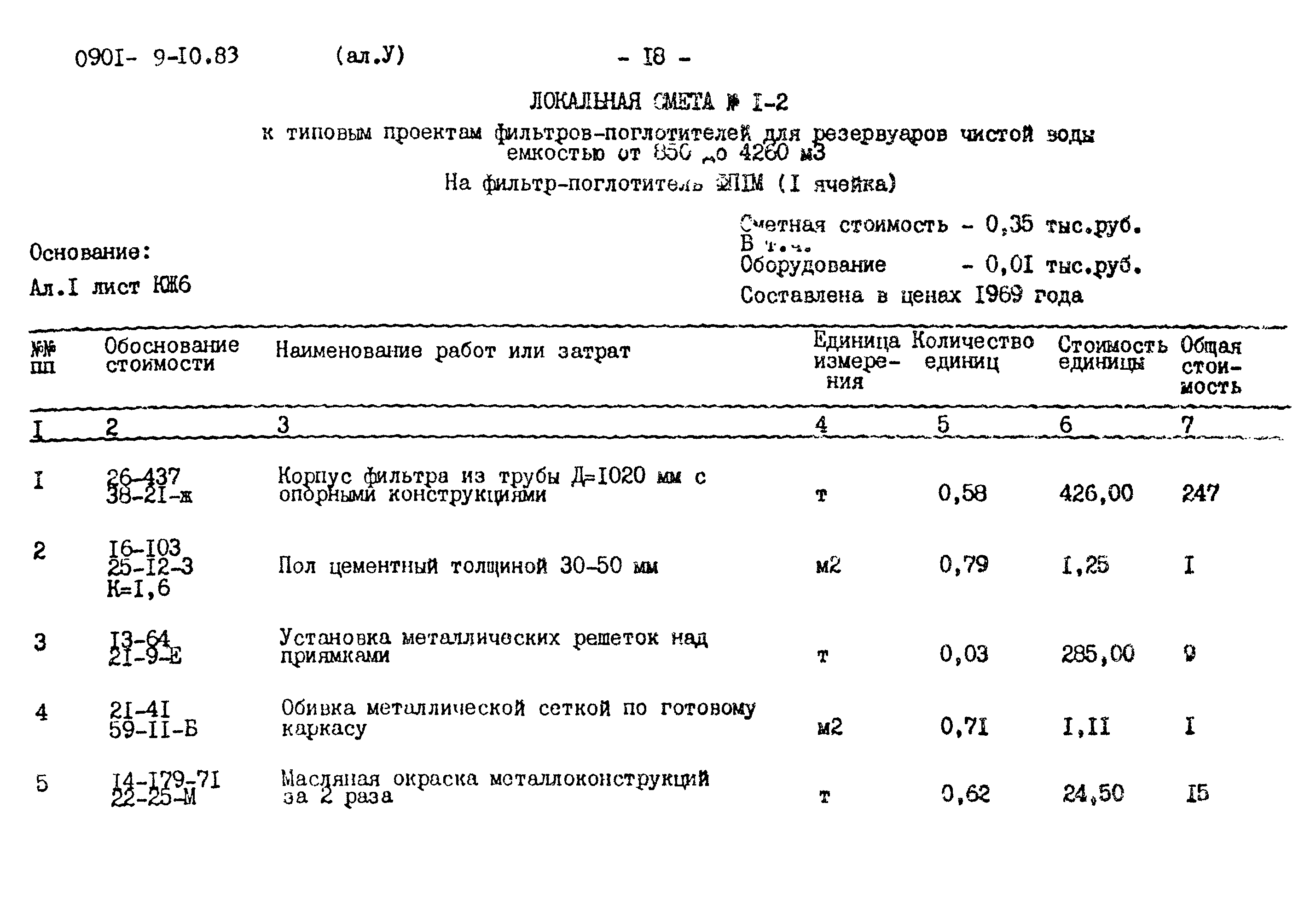 Типовой проект 0901-9-10.83