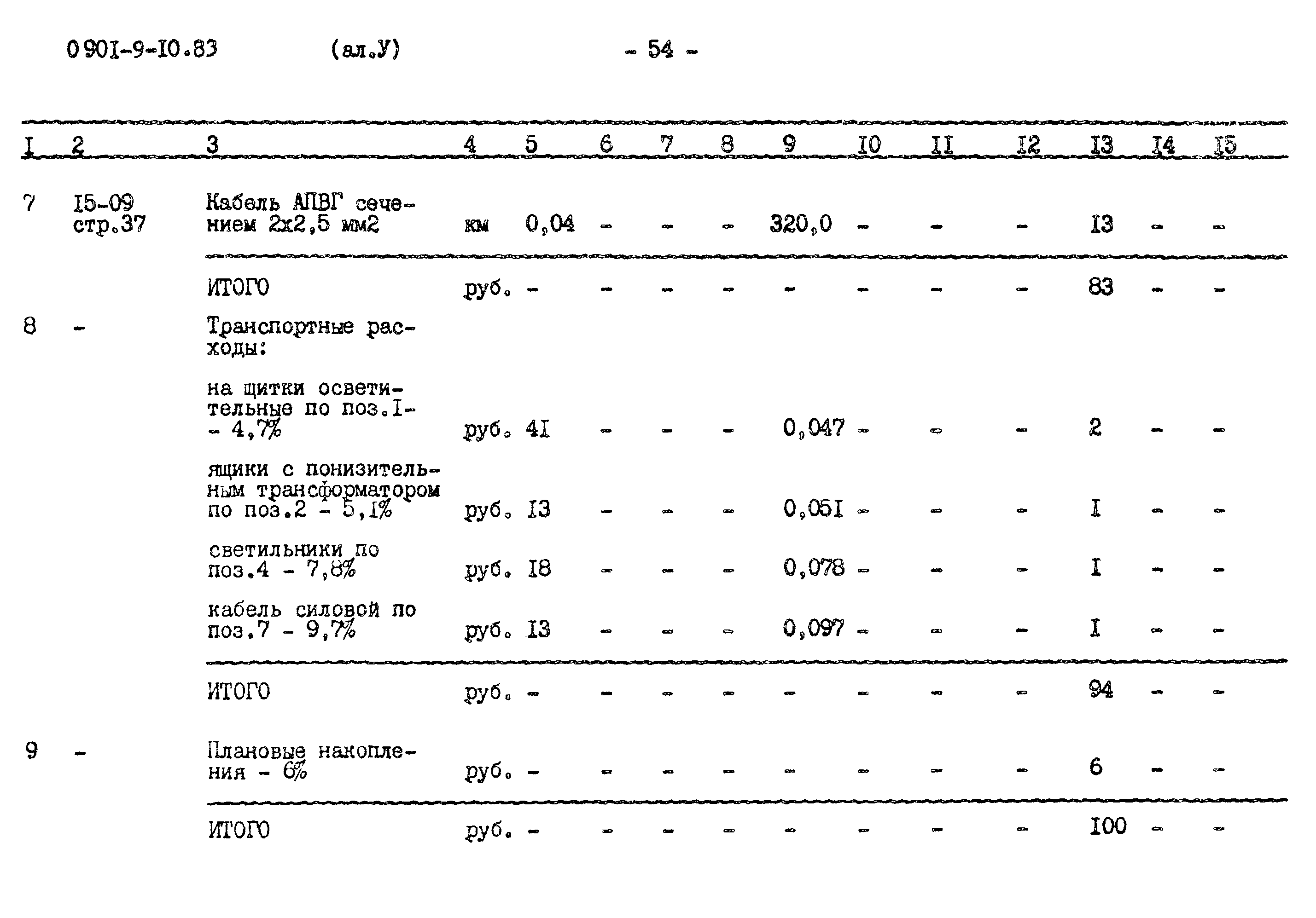 Типовой проект 0901-9-10.83