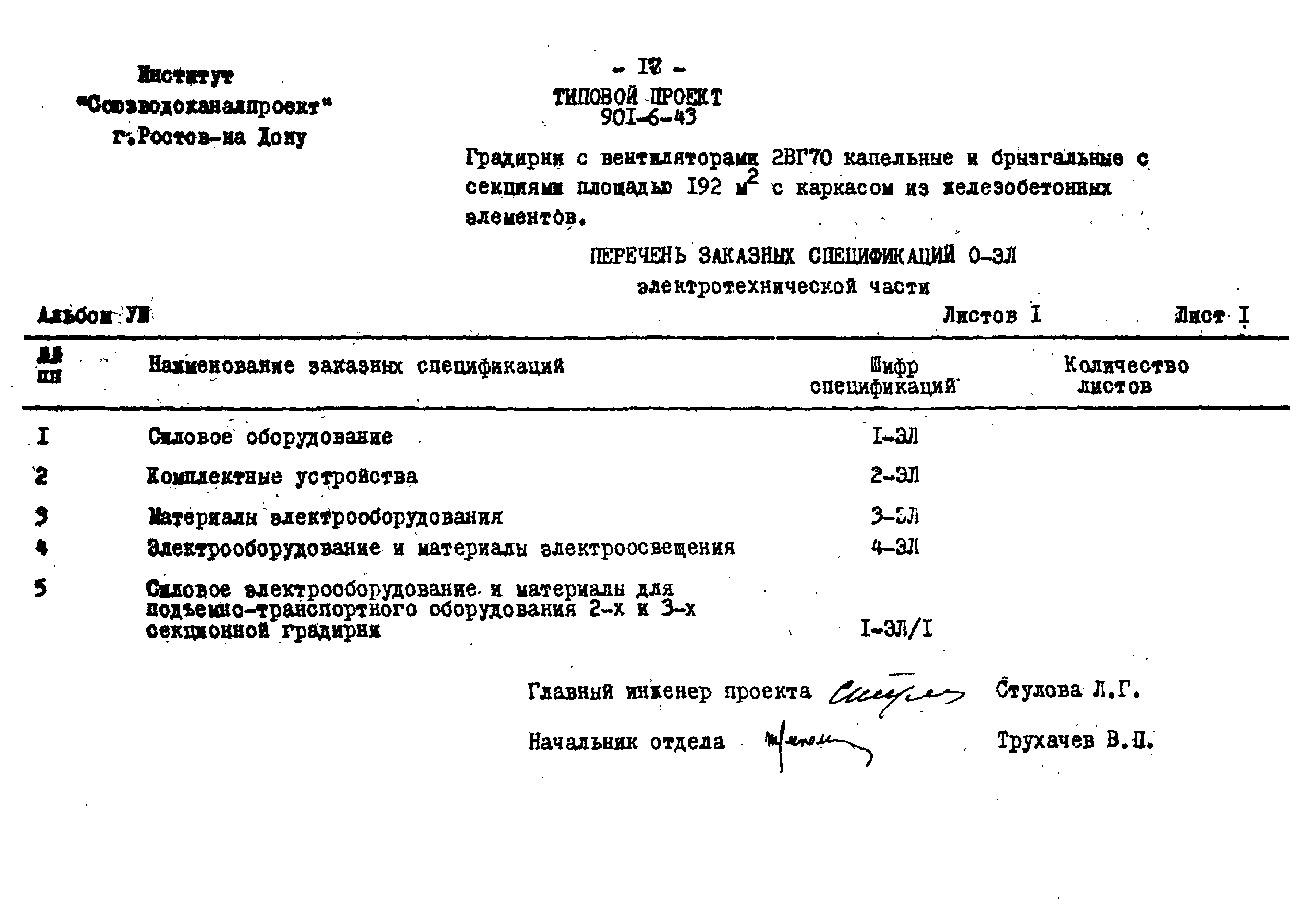 Типовой проект 901-6-43