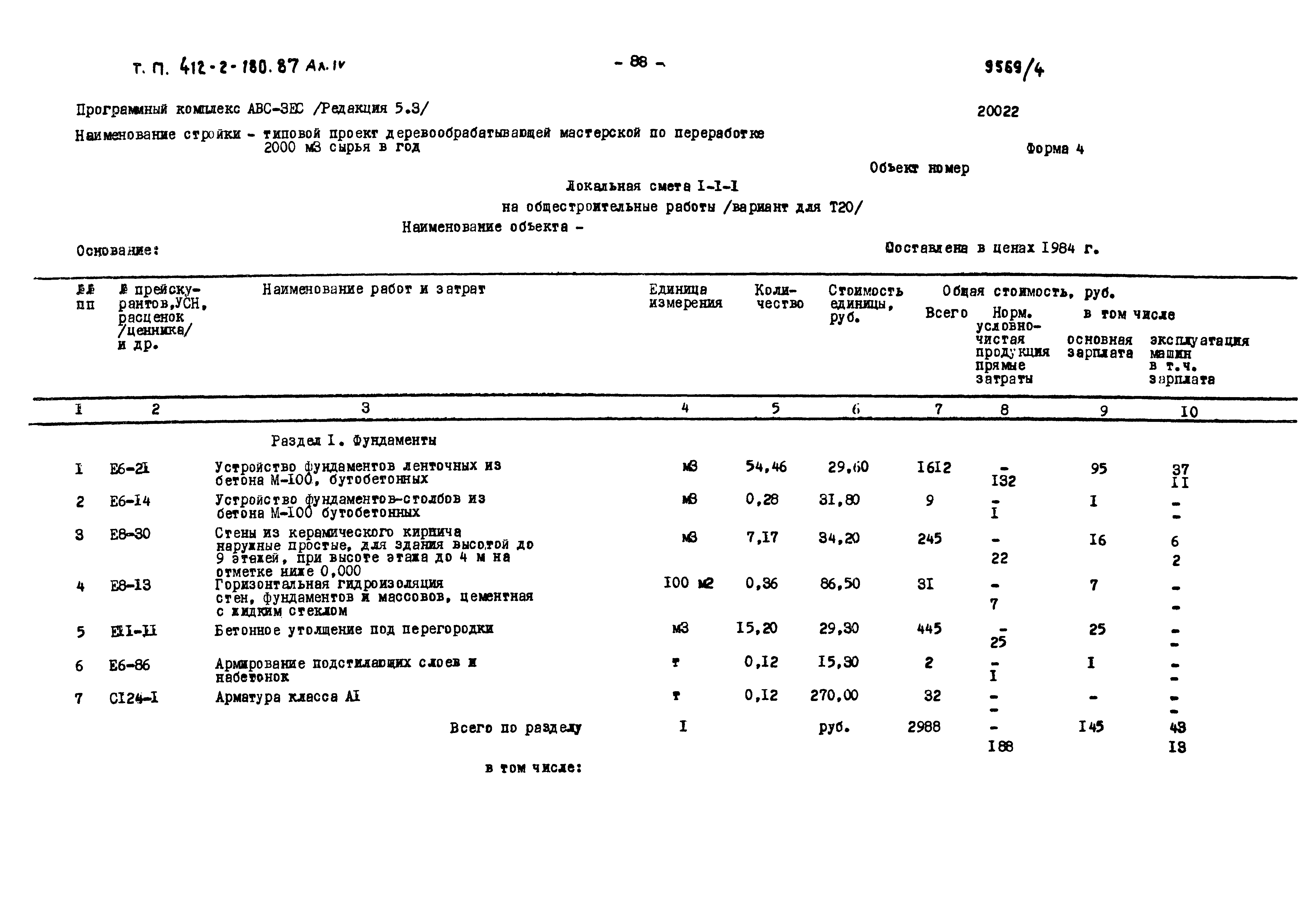 Типовой проект 411-2-180.87