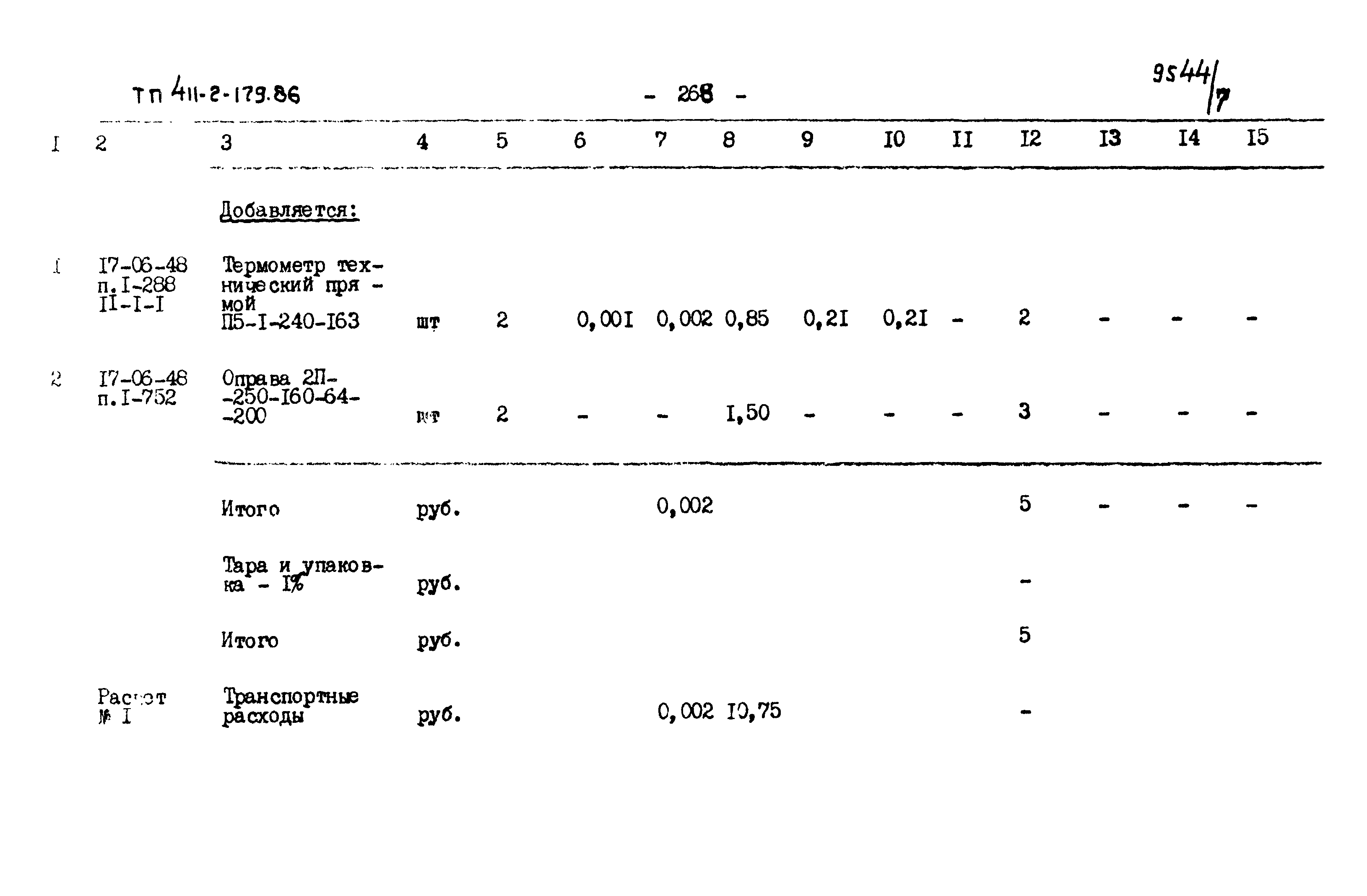 Типовой проект 411-2-179.86