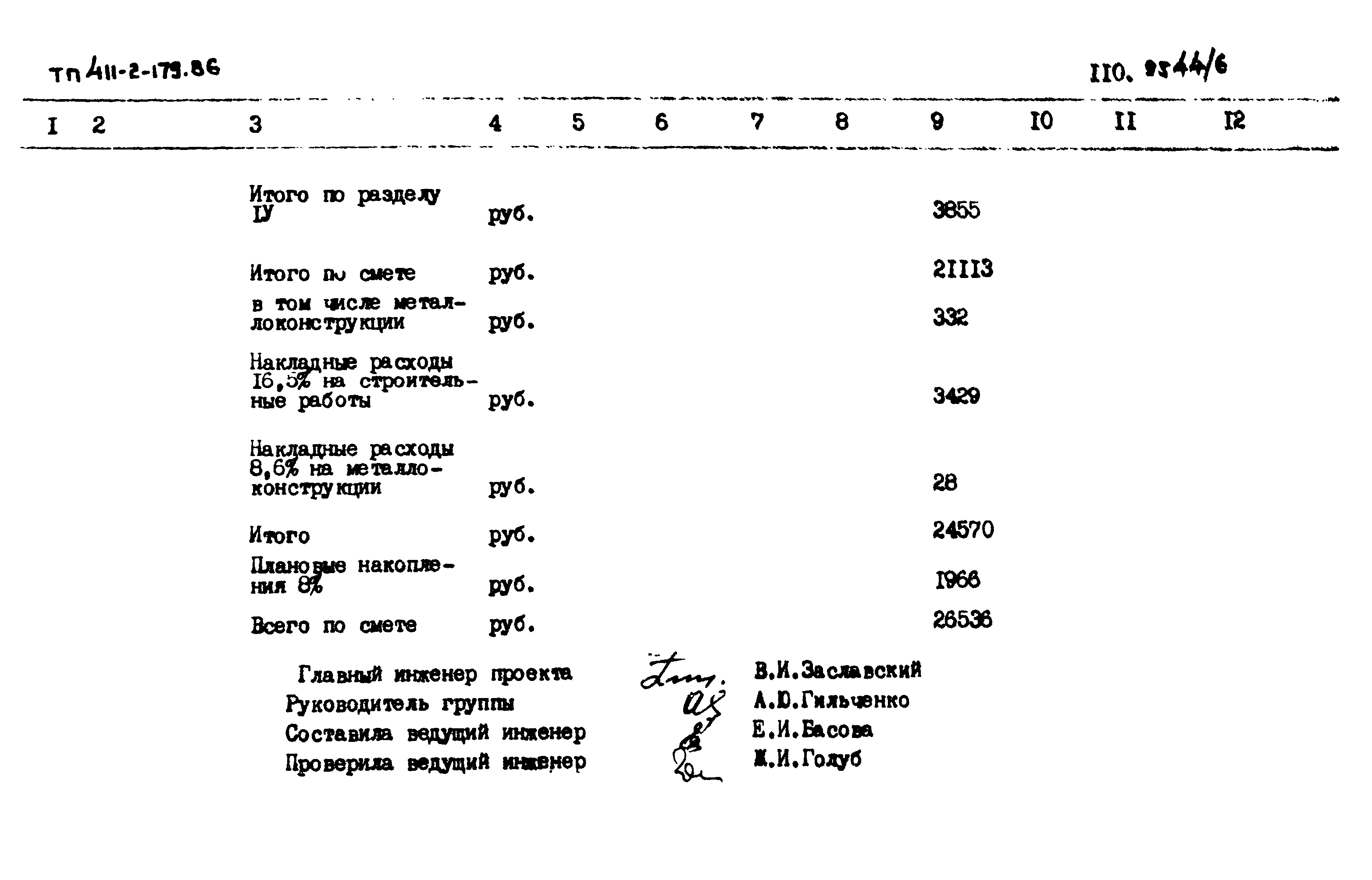 Типовой проект 411-2-179.86