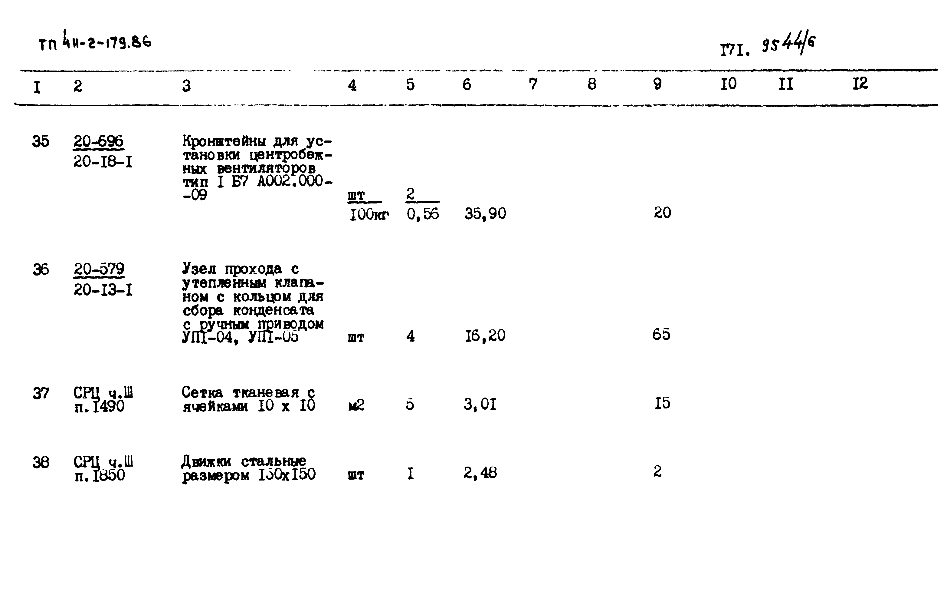 Типовой проект 411-2-179.86