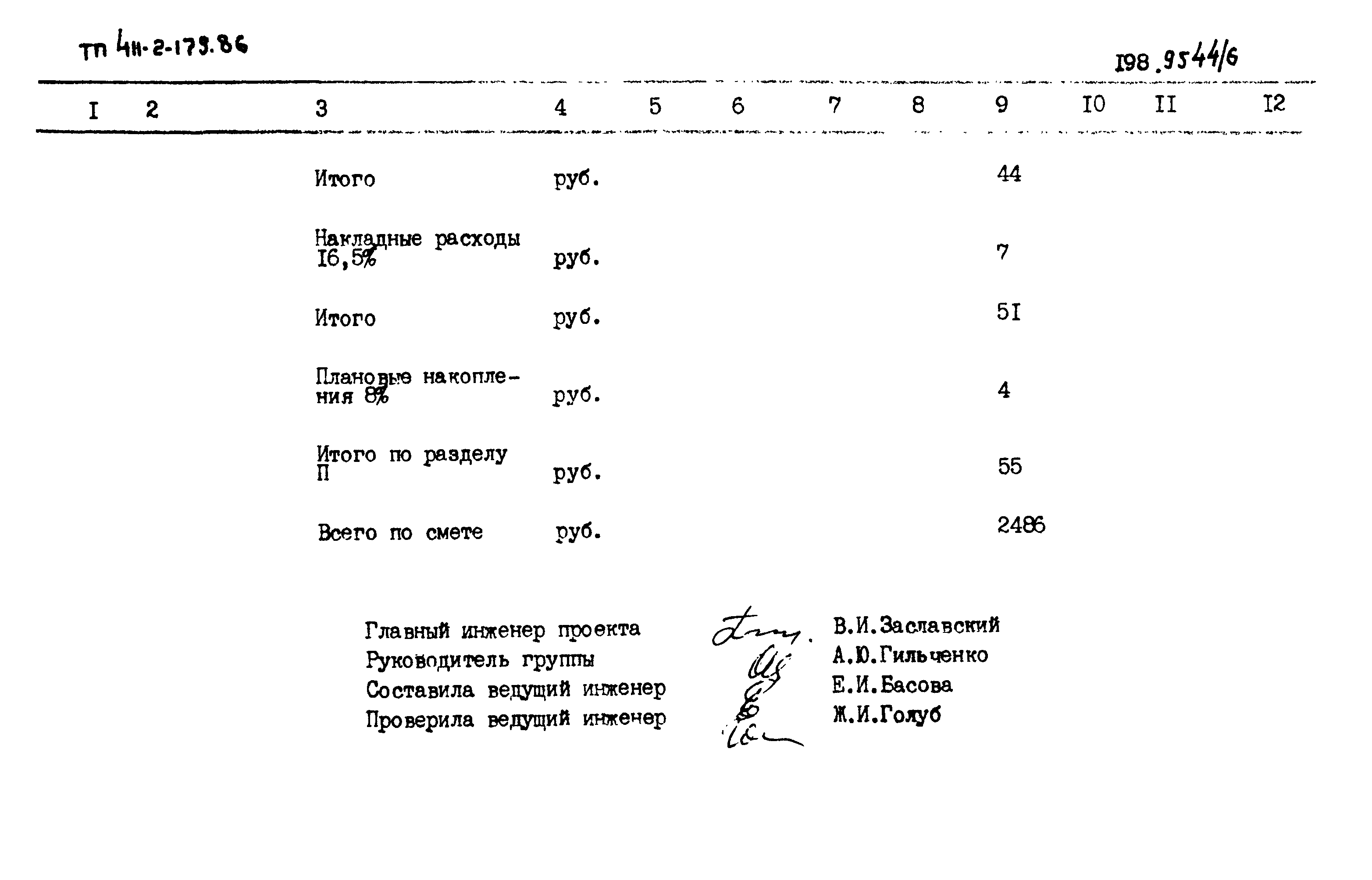 Типовой проект 411-2-179.86