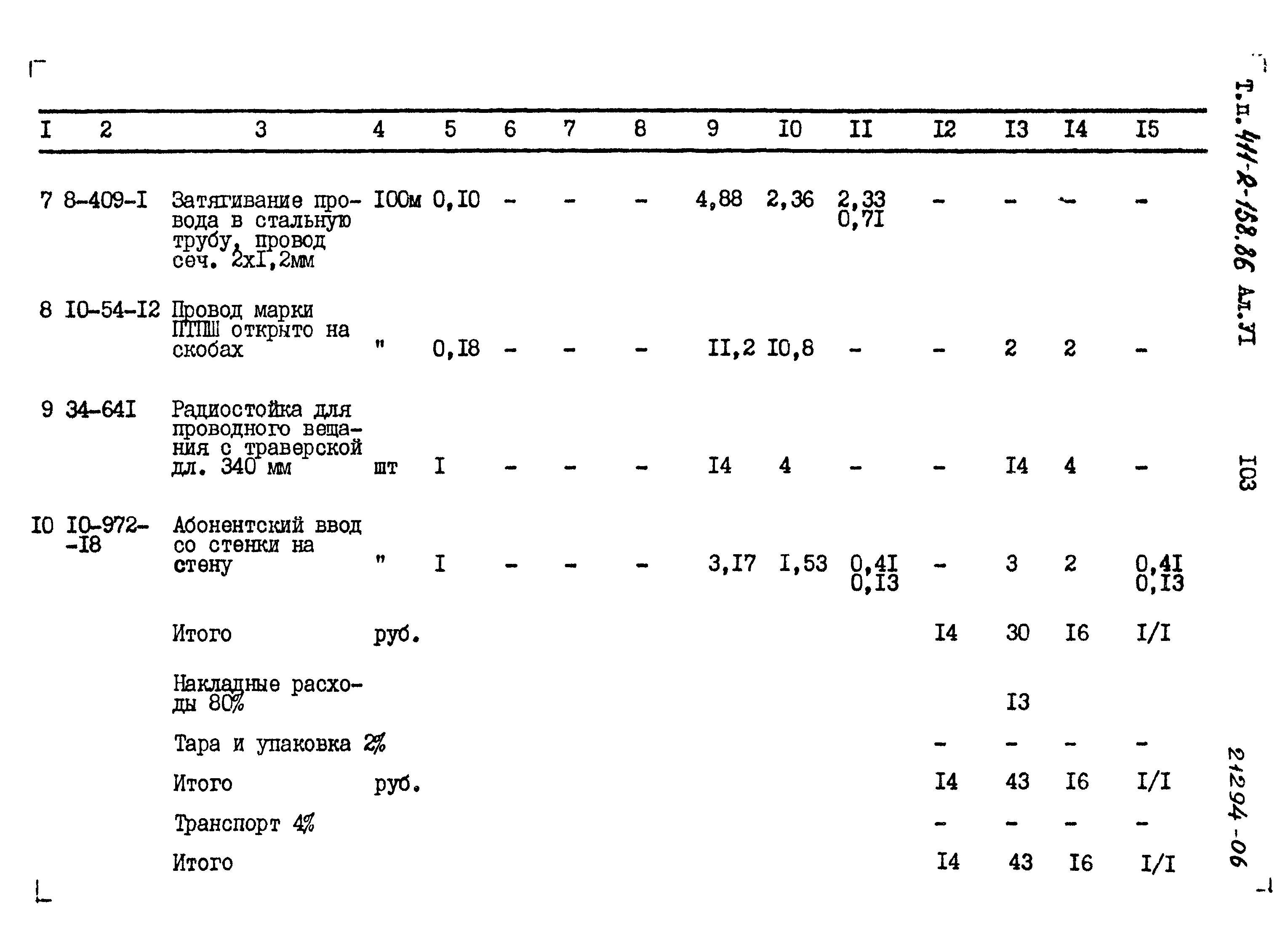 Типовой проект 411-2-158.86