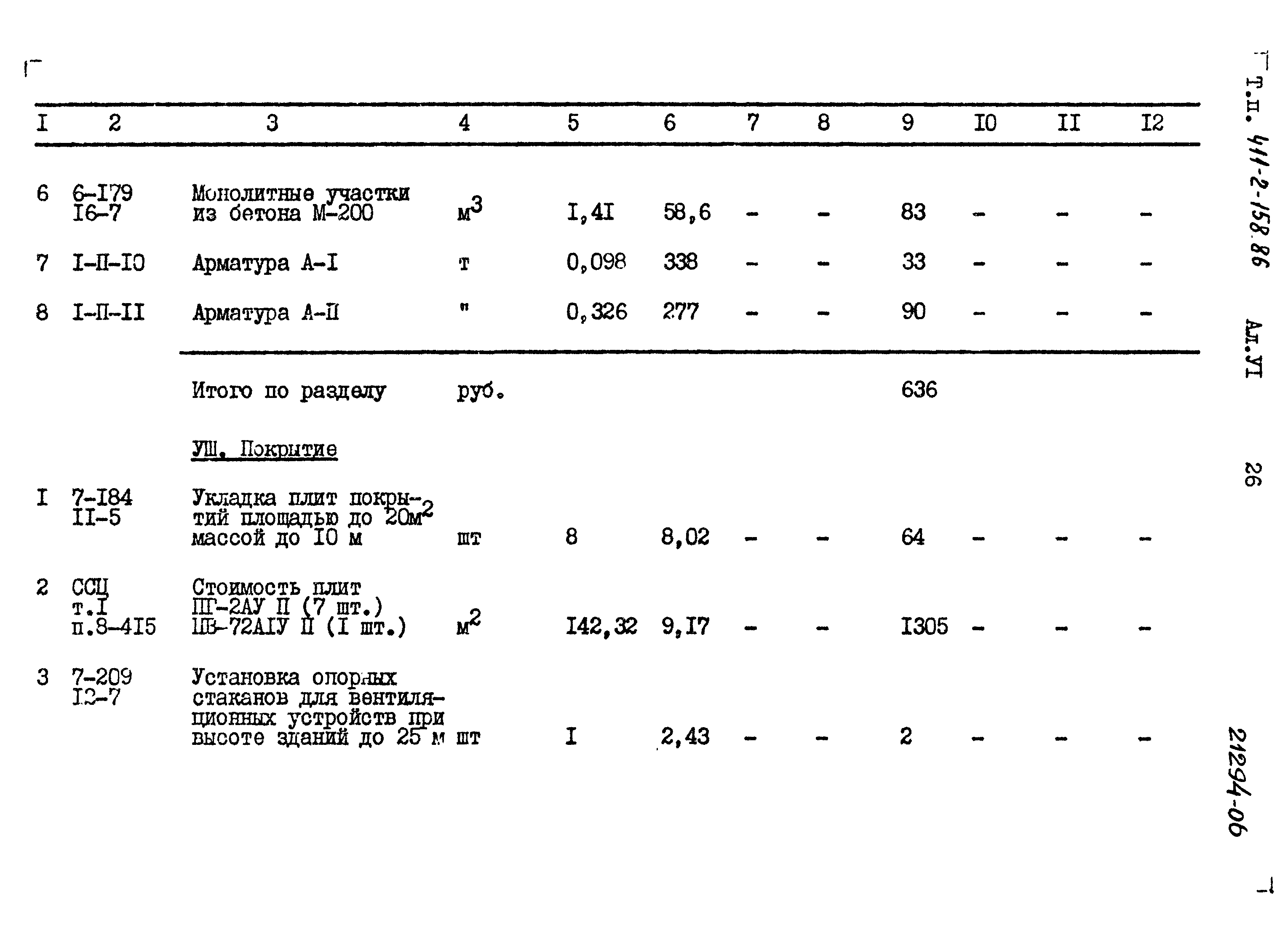 Типовой проект 411-2-158.86