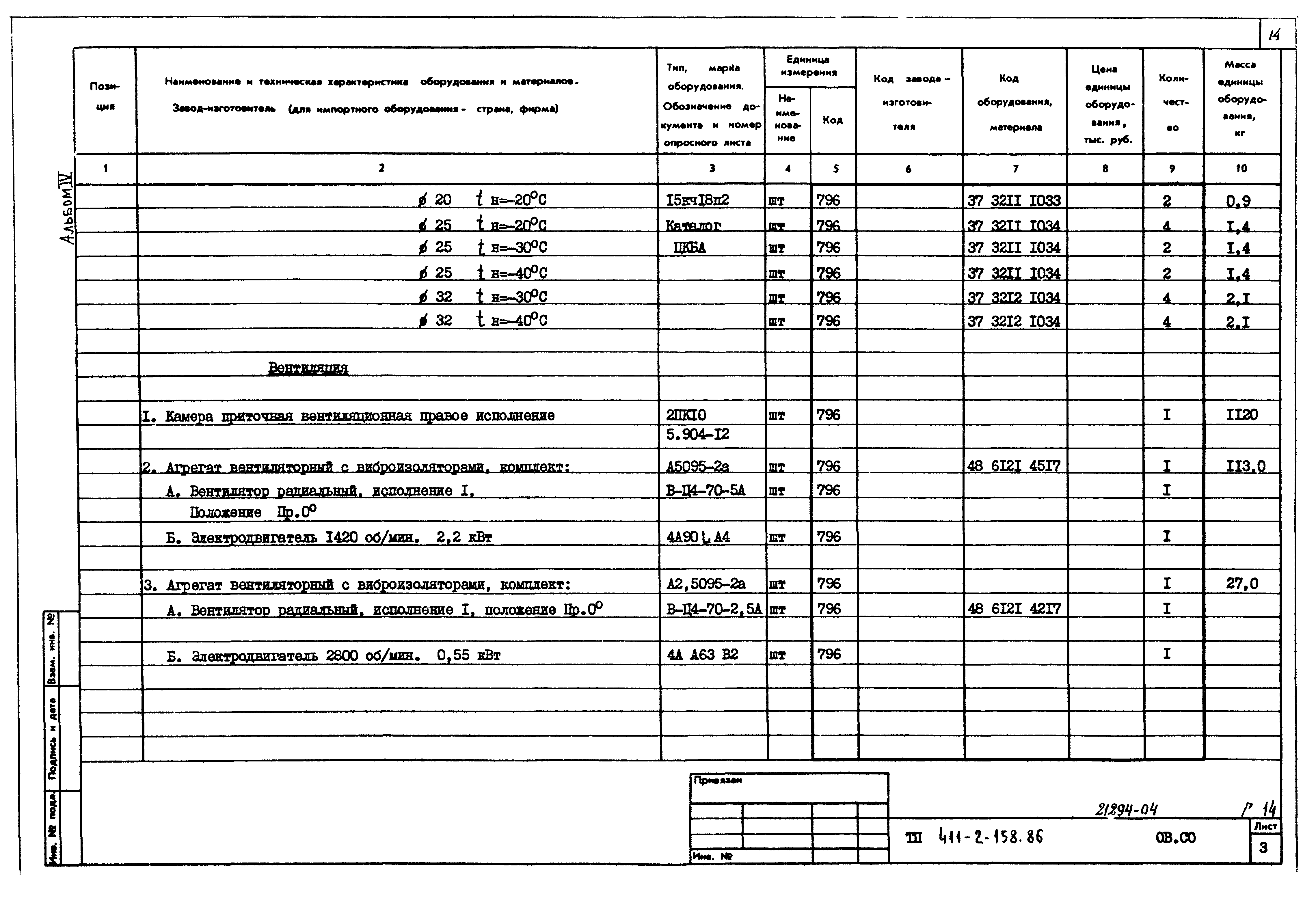 Типовой проект 411-2-158.86