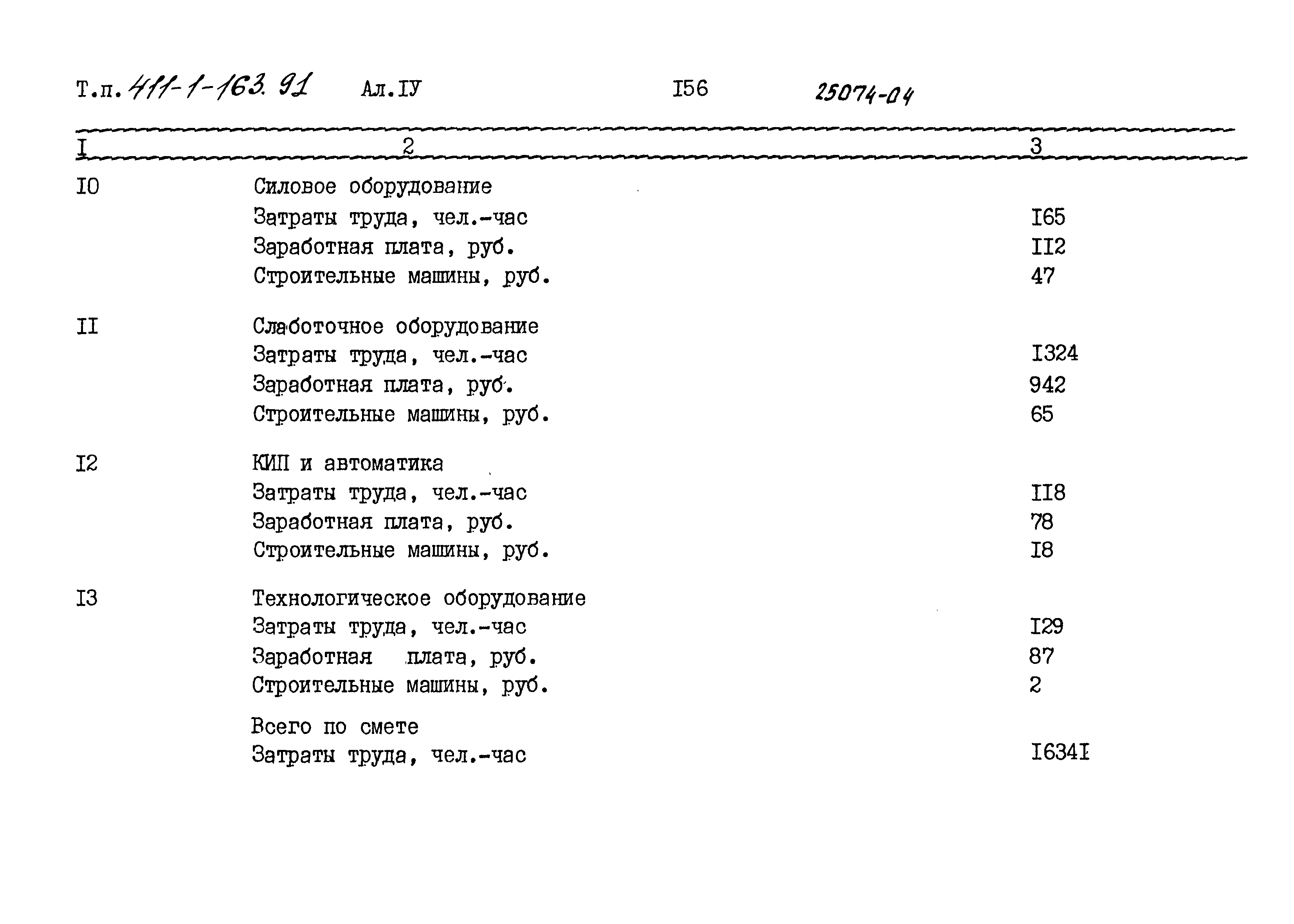 Типовой проект 411-1-163.91