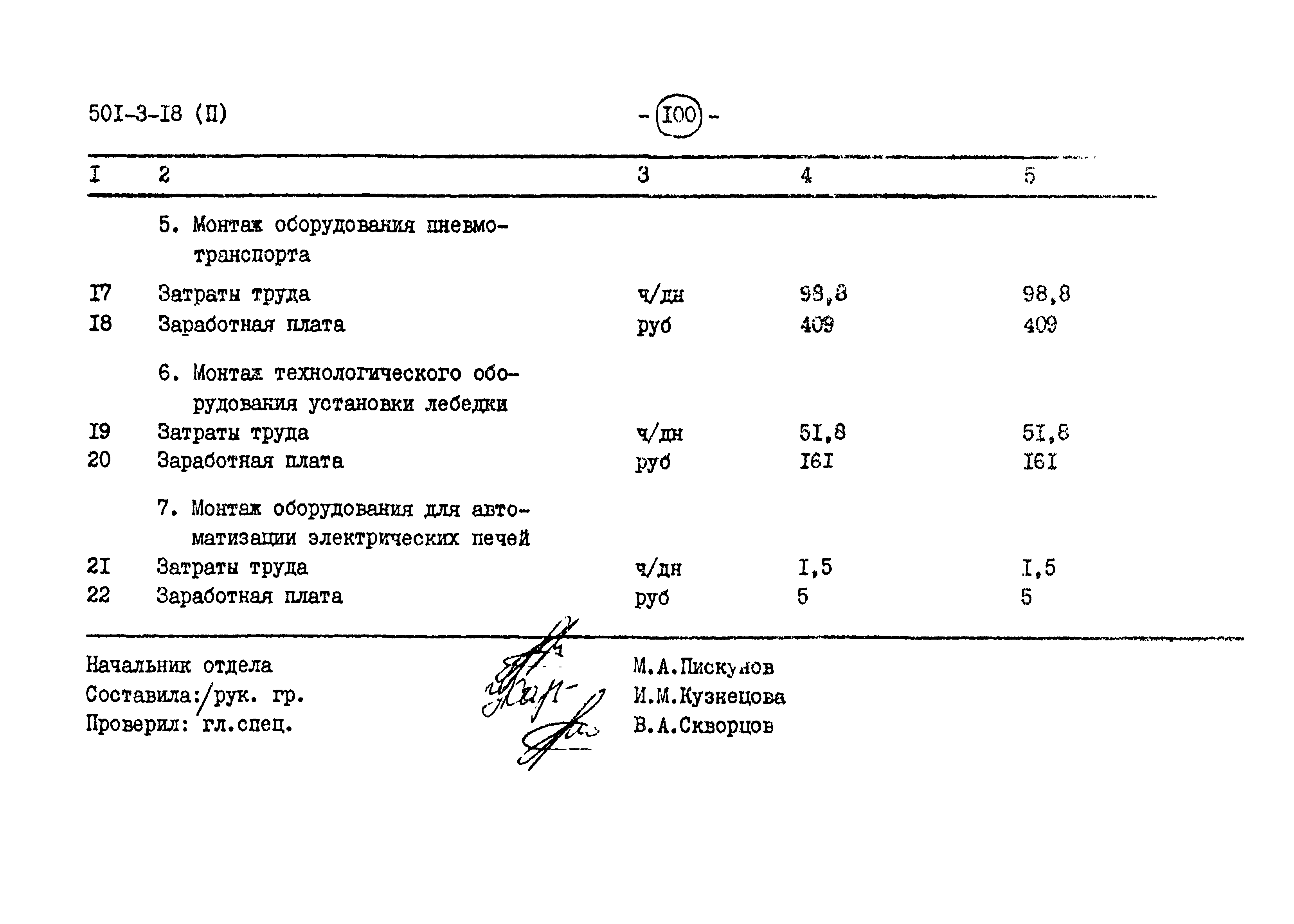 Типовой проект 501-3-18