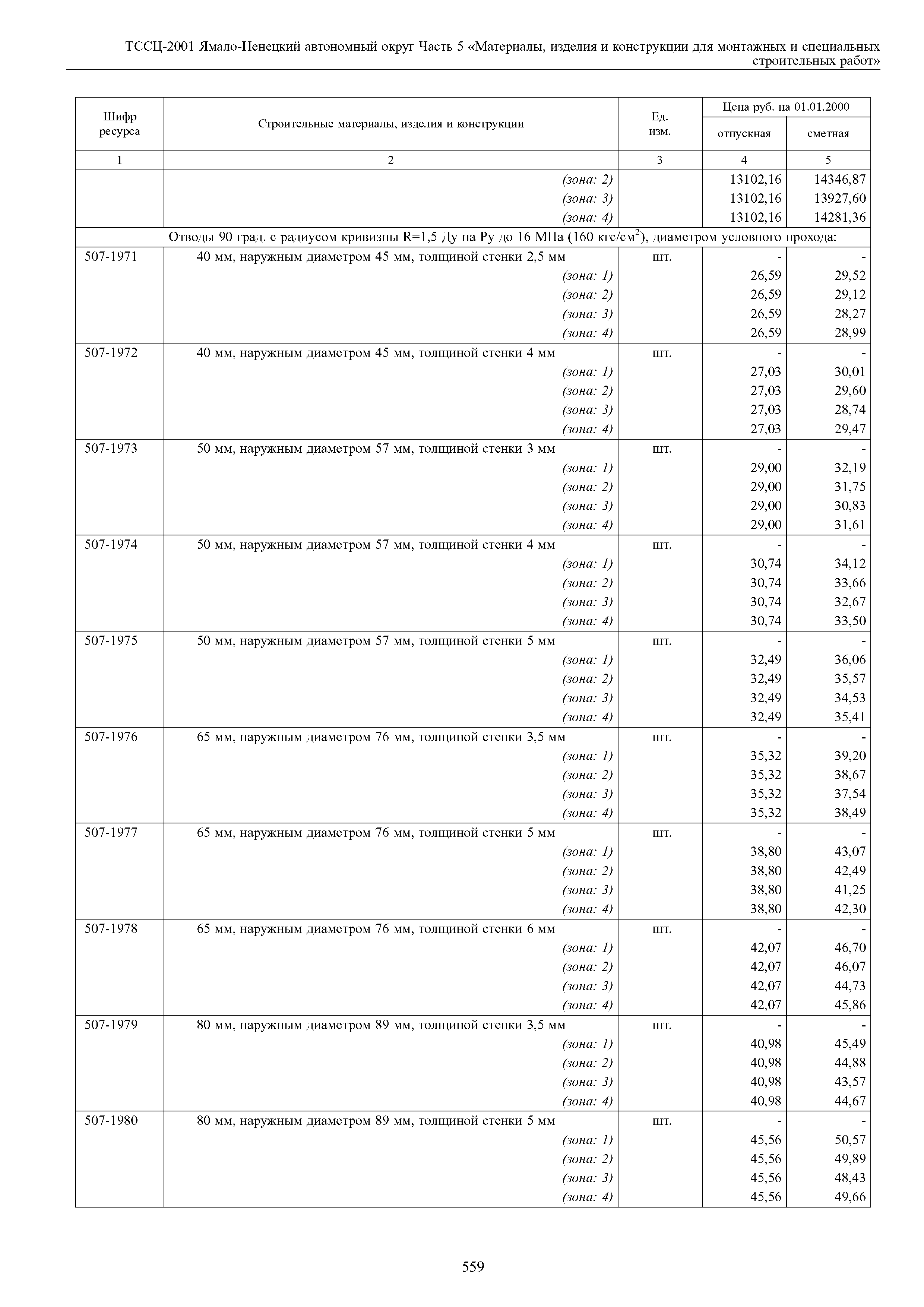 ТССЦ Ямало-Ненецкий автономный округ 05-2001