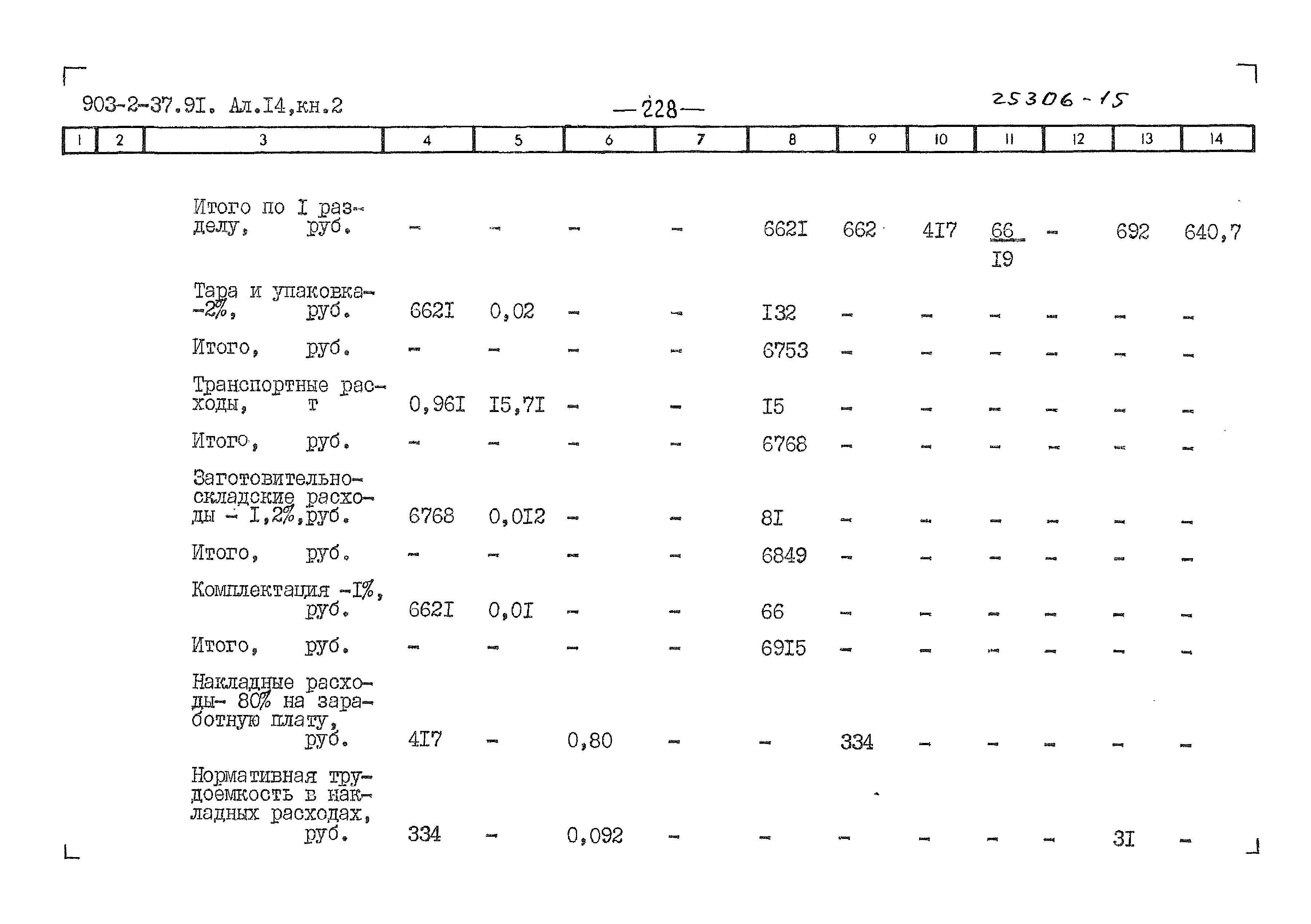 Типовой проект 903-2-37.91