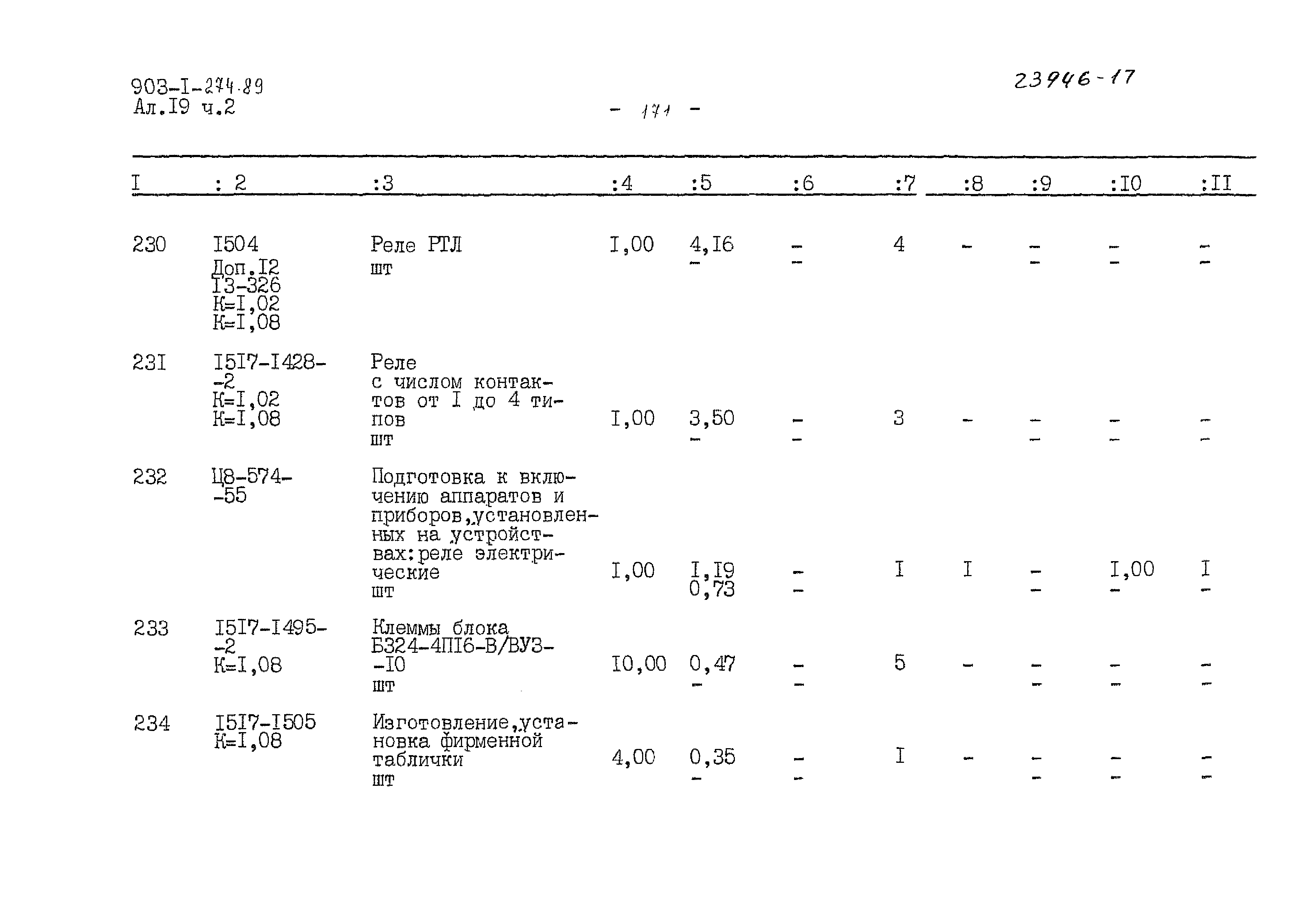 Типовой проект 903-1-274.89