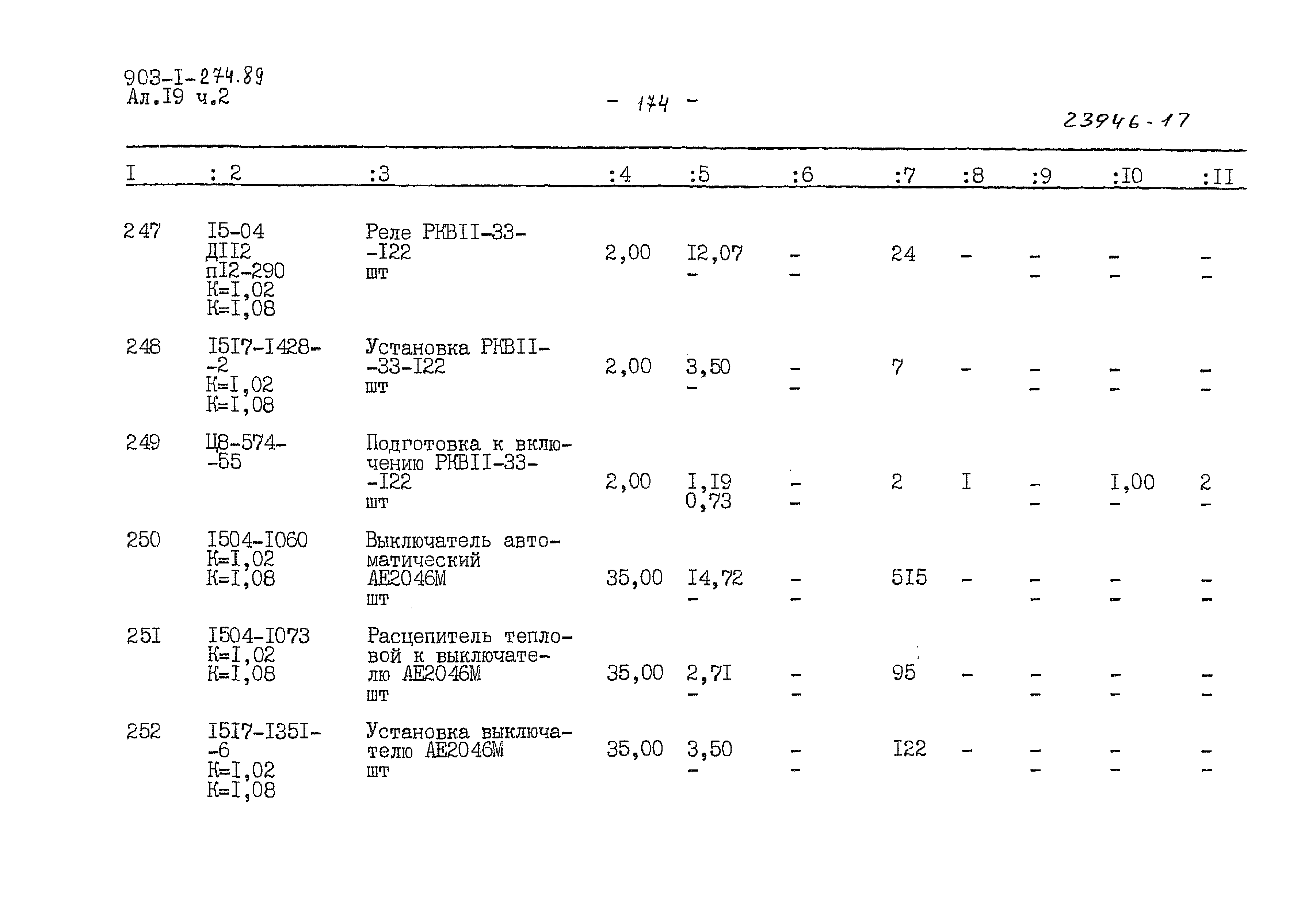 Типовой проект 903-1-274.89