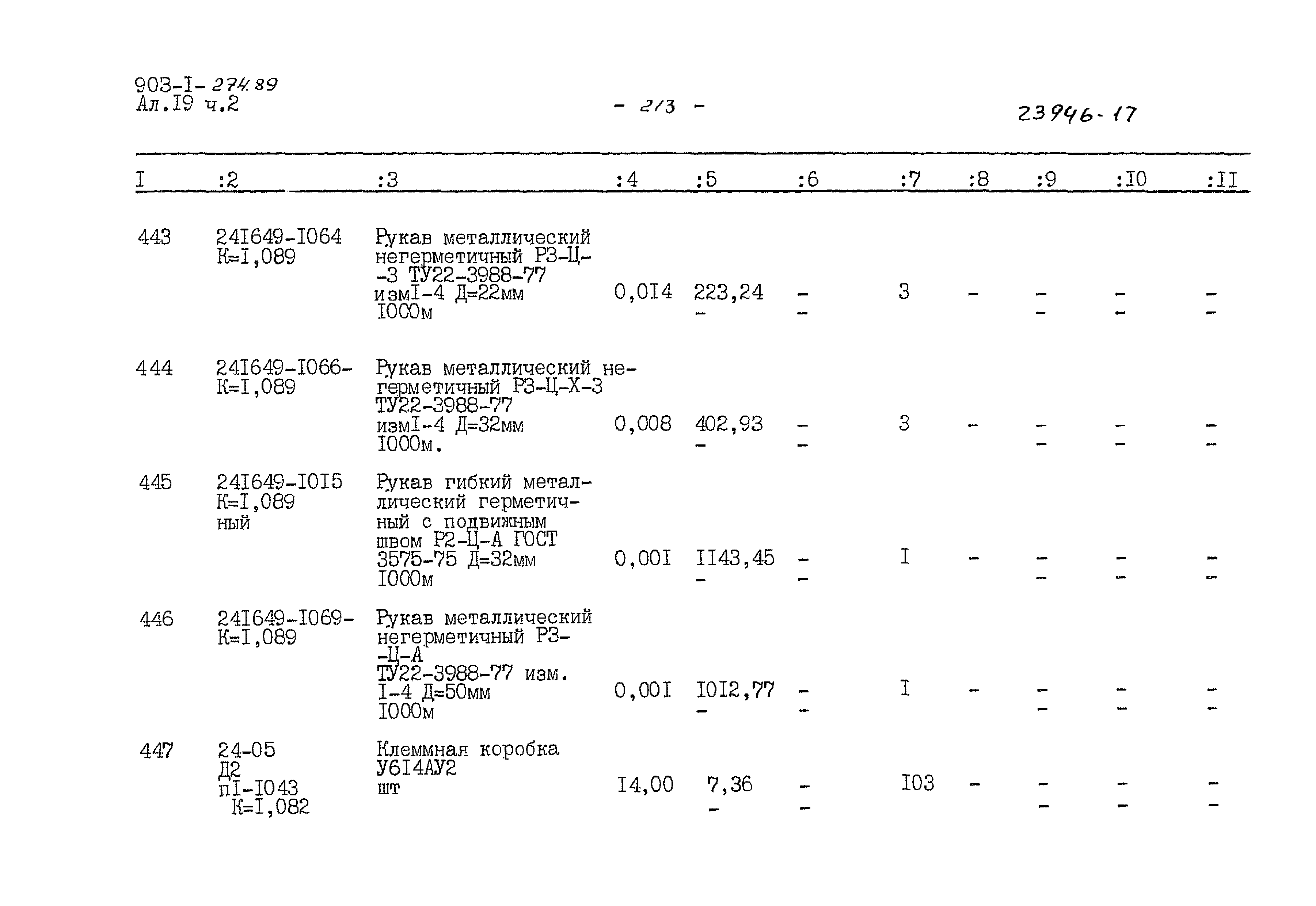 Типовой проект 903-1-274.89