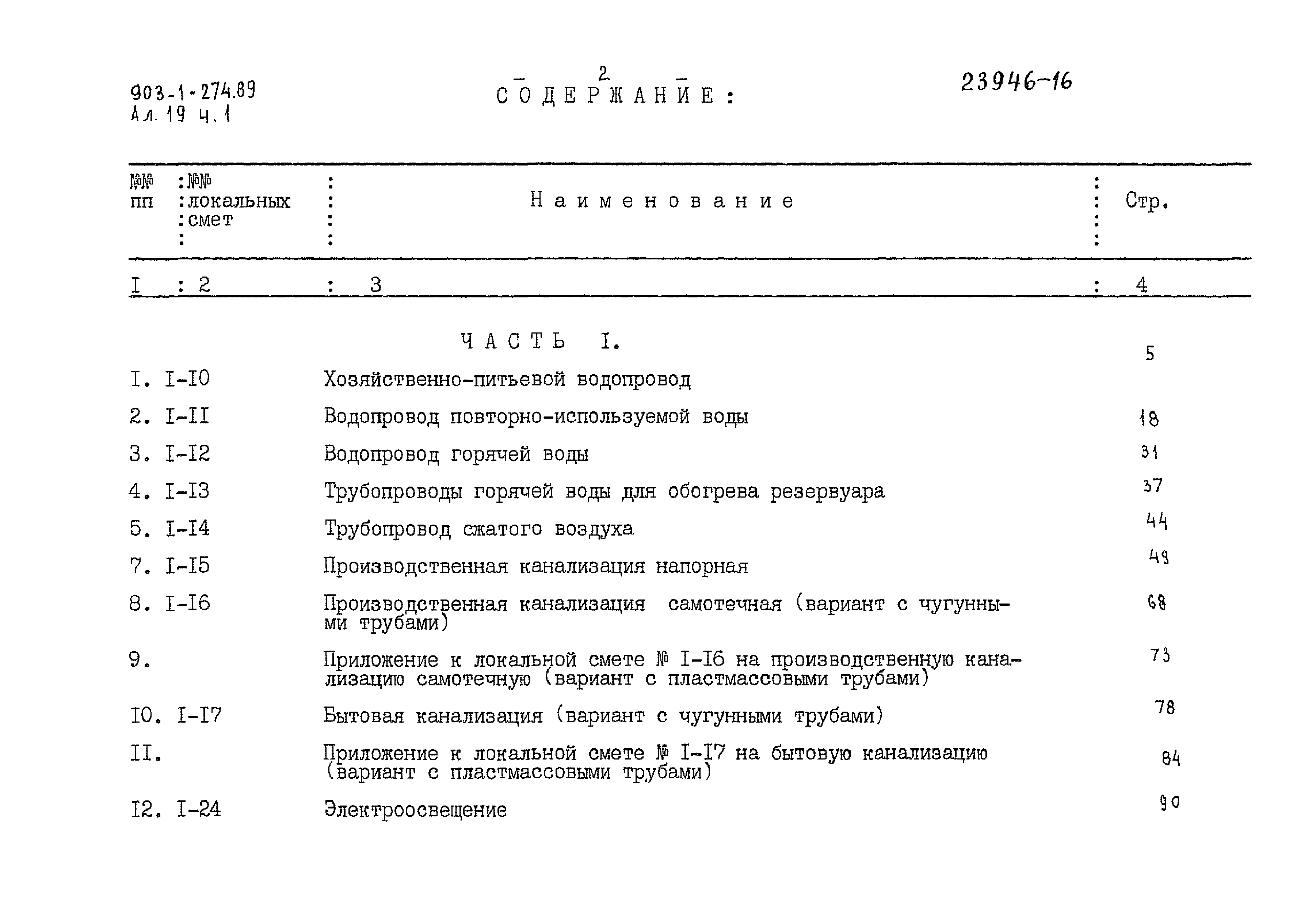 Типовой проект 903-1-274.89