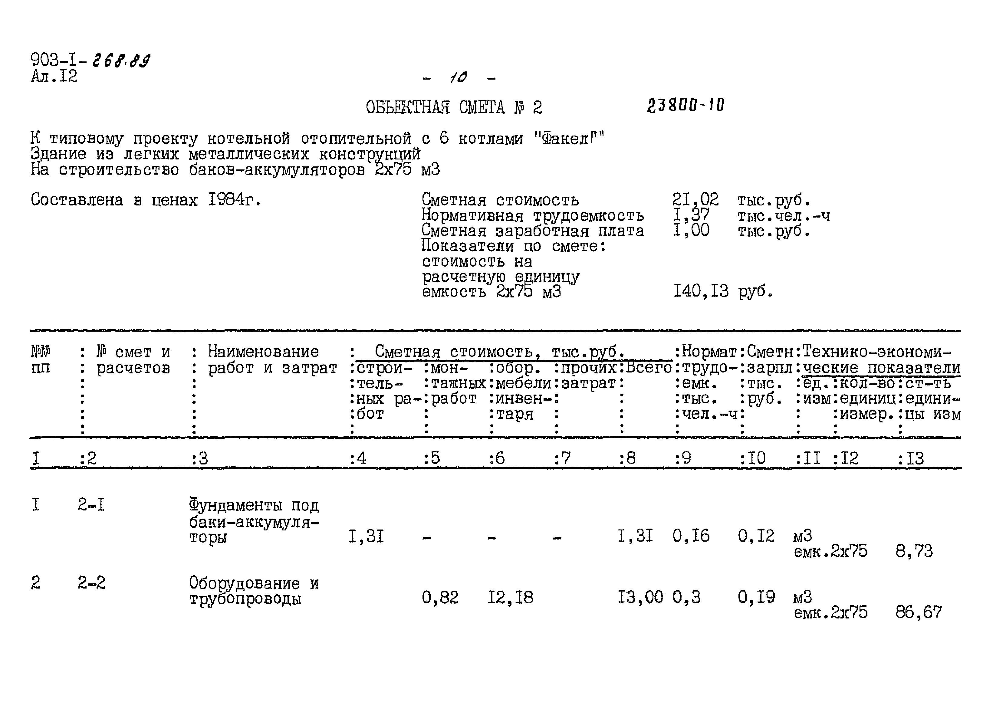 Типовой проект 903-1-268.89