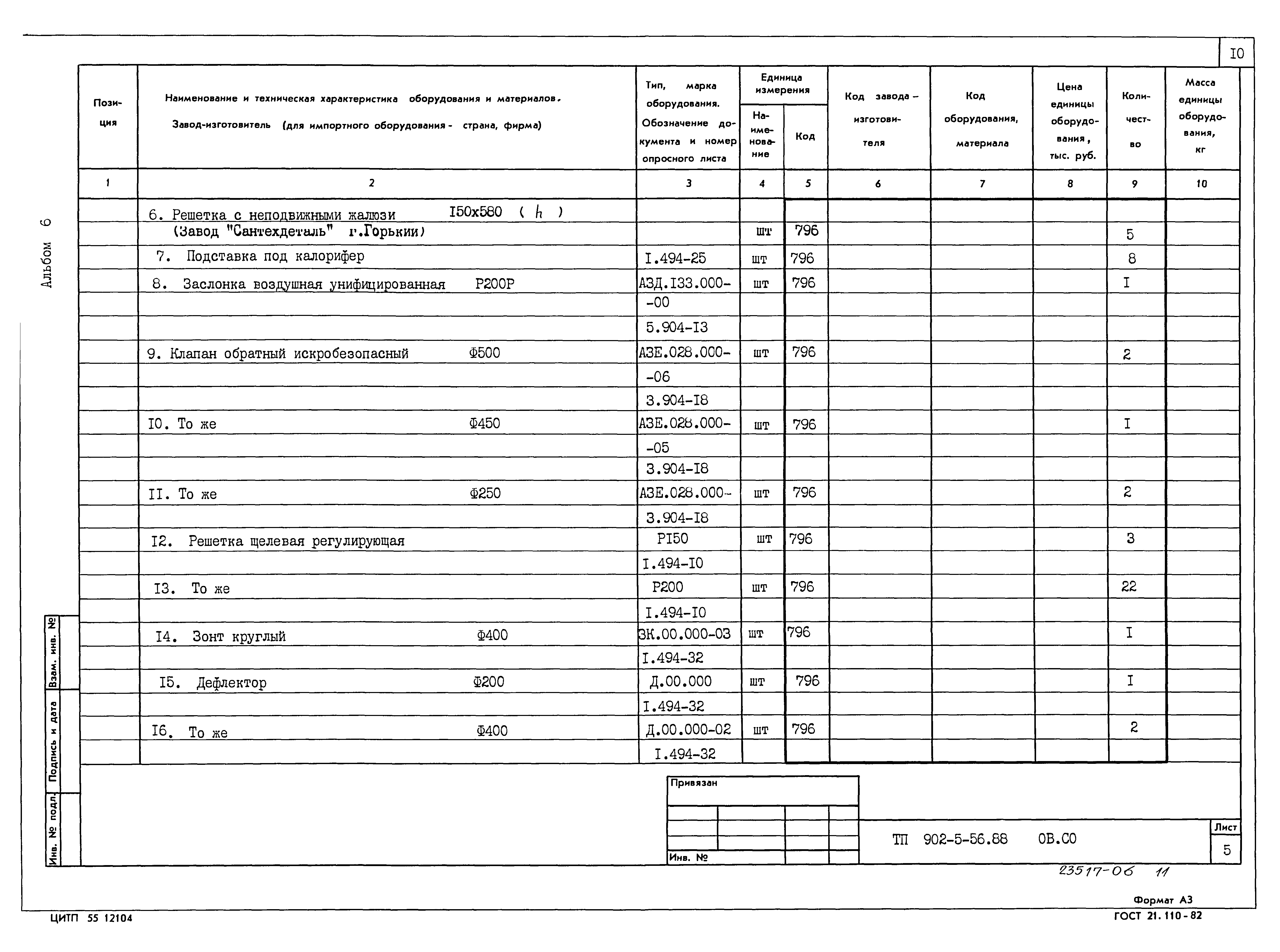 Типовой проект 902-5-56.88