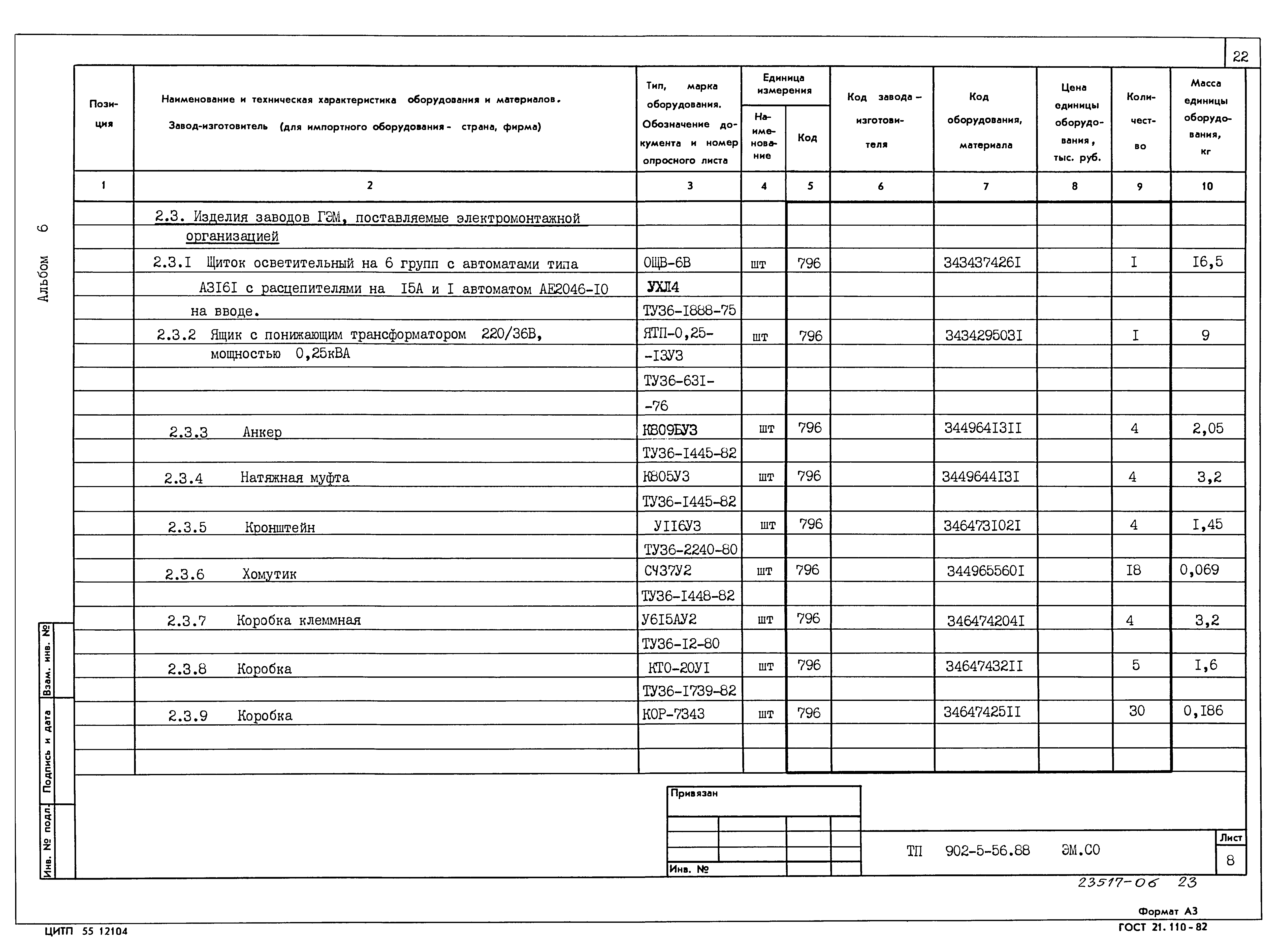 Типовой проект 902-5-56.88