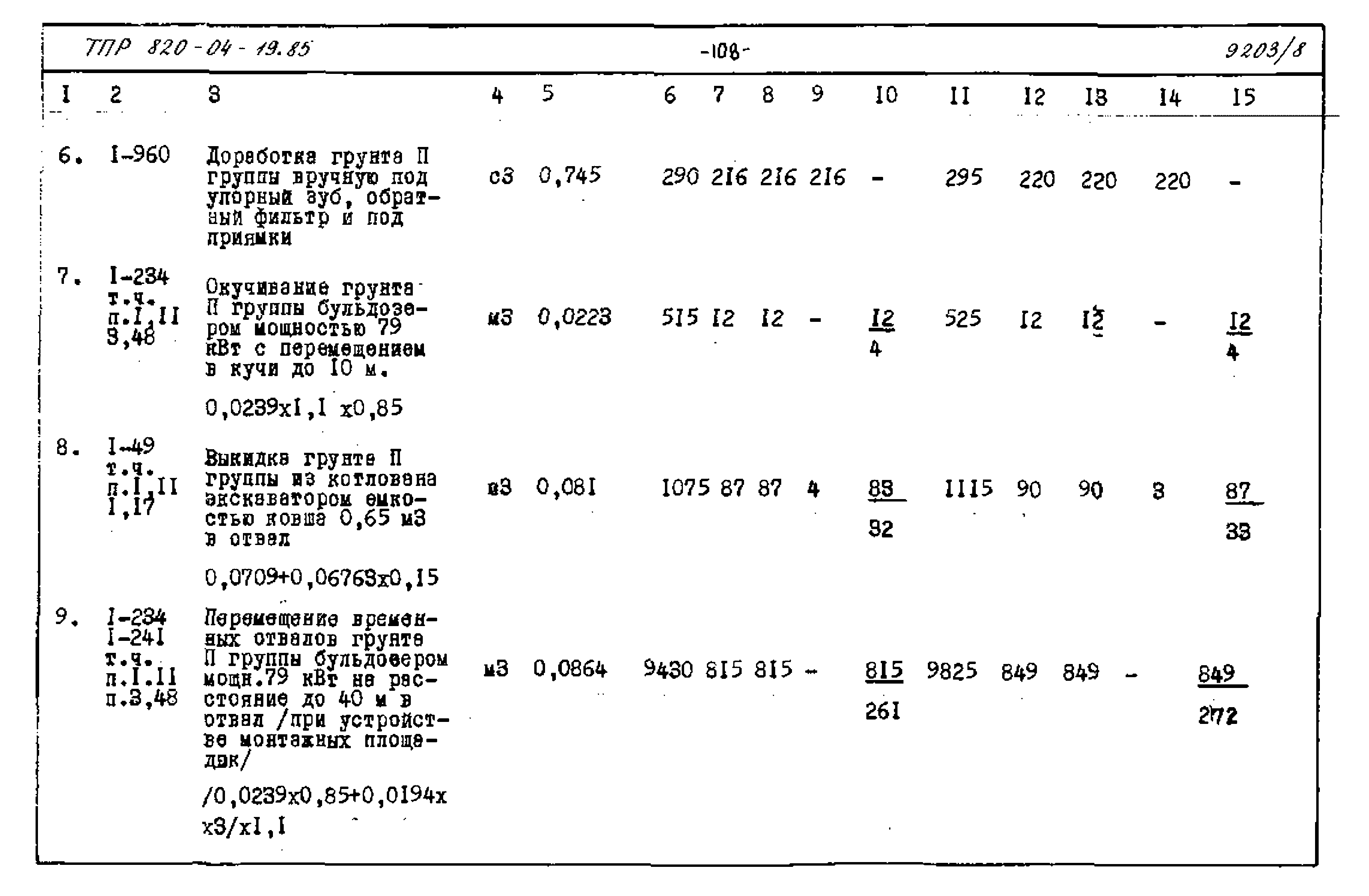 Типовые проектные решения 820-04-19.85