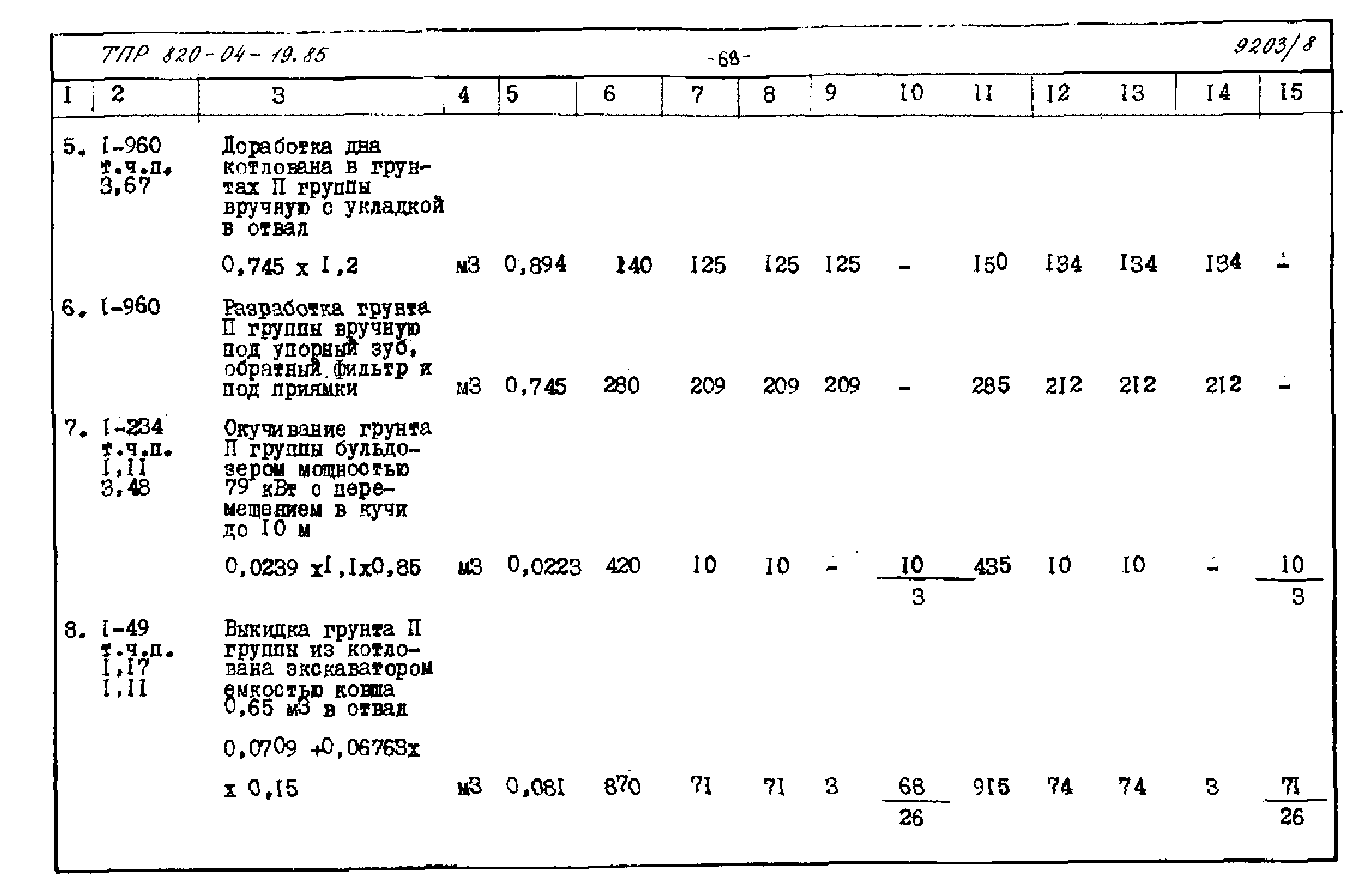 Типовые проектные решения 820-04-19.85