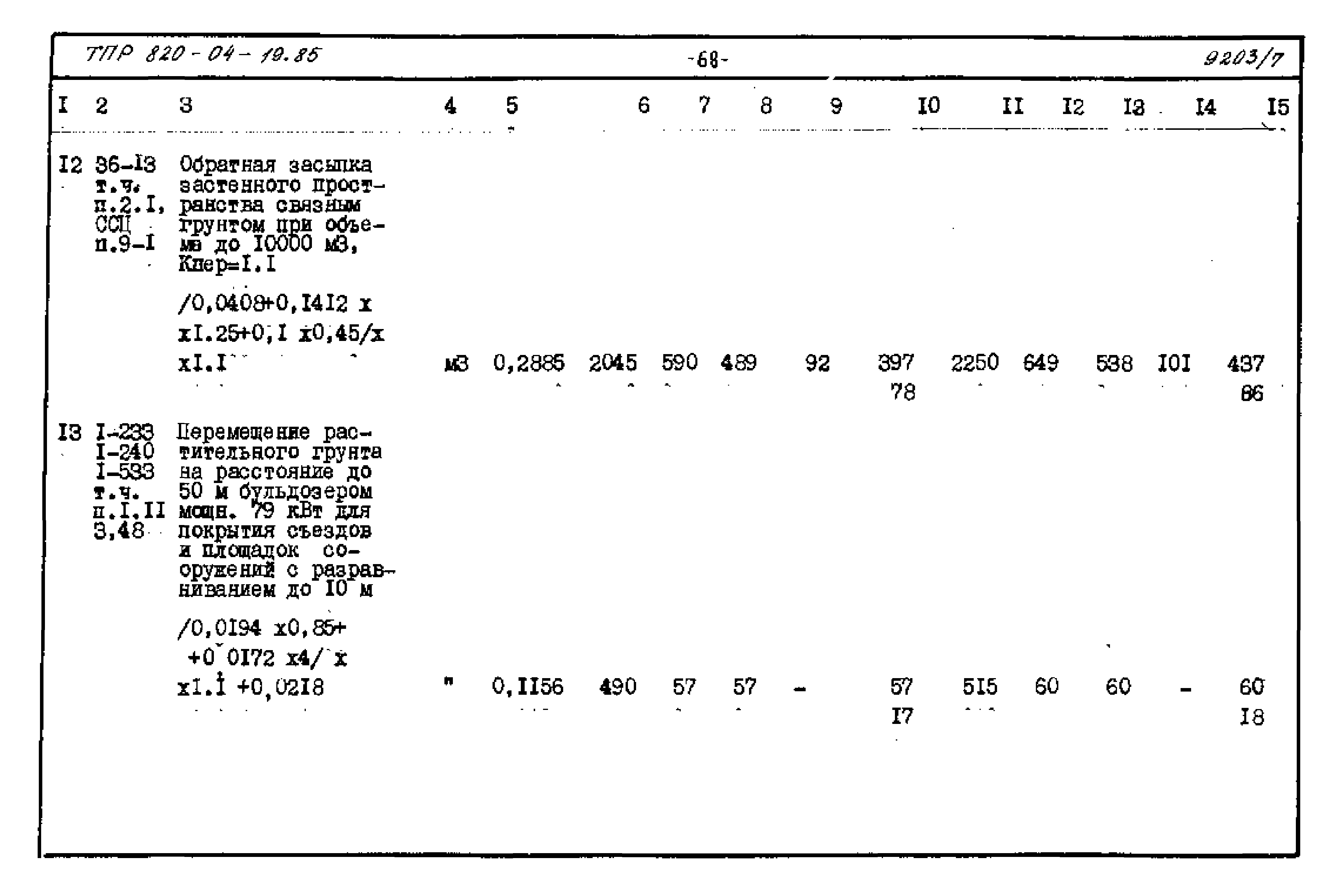 Типовые проектные решения 820-04-19.85