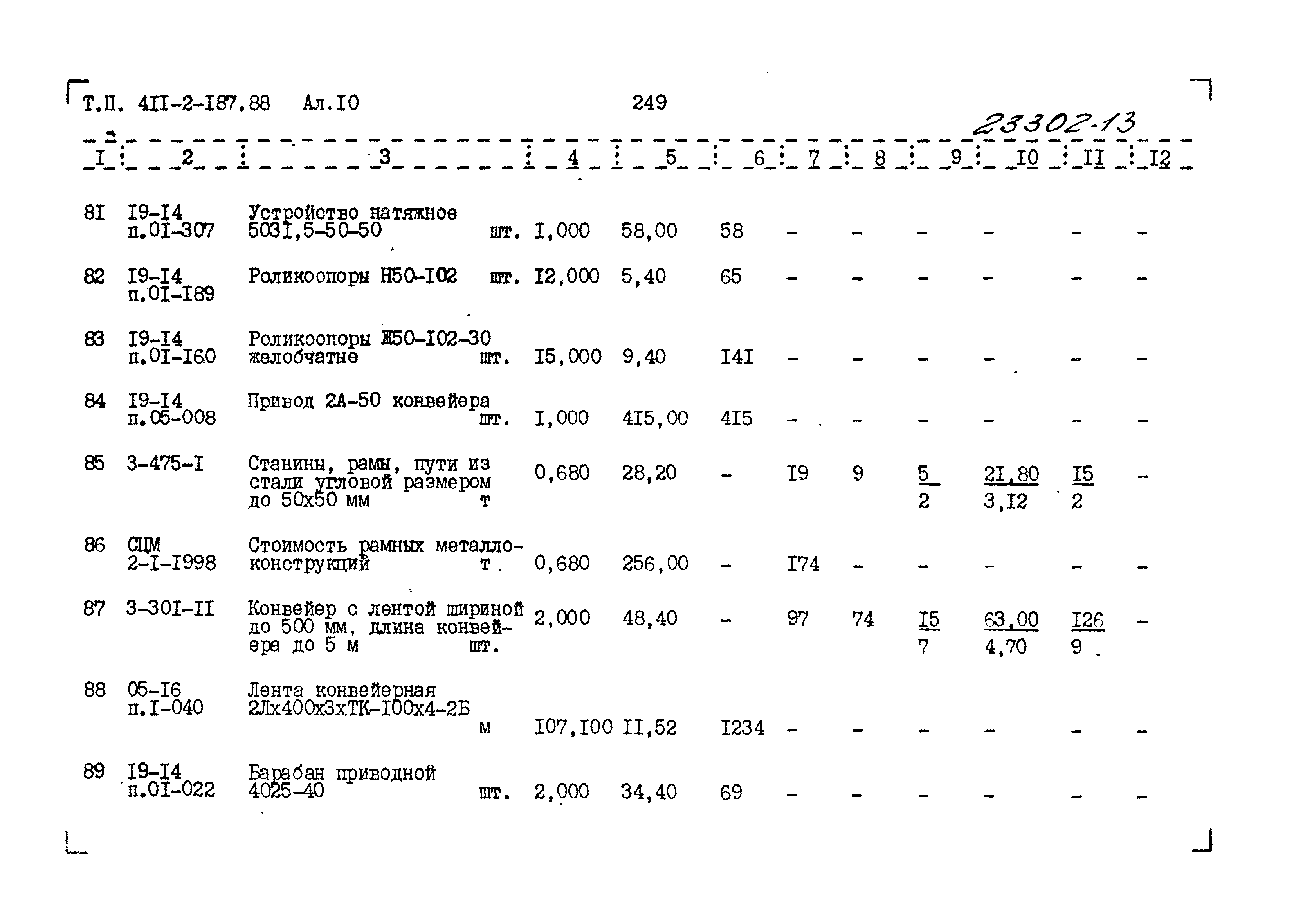 Типовой проект 411-2-187.88