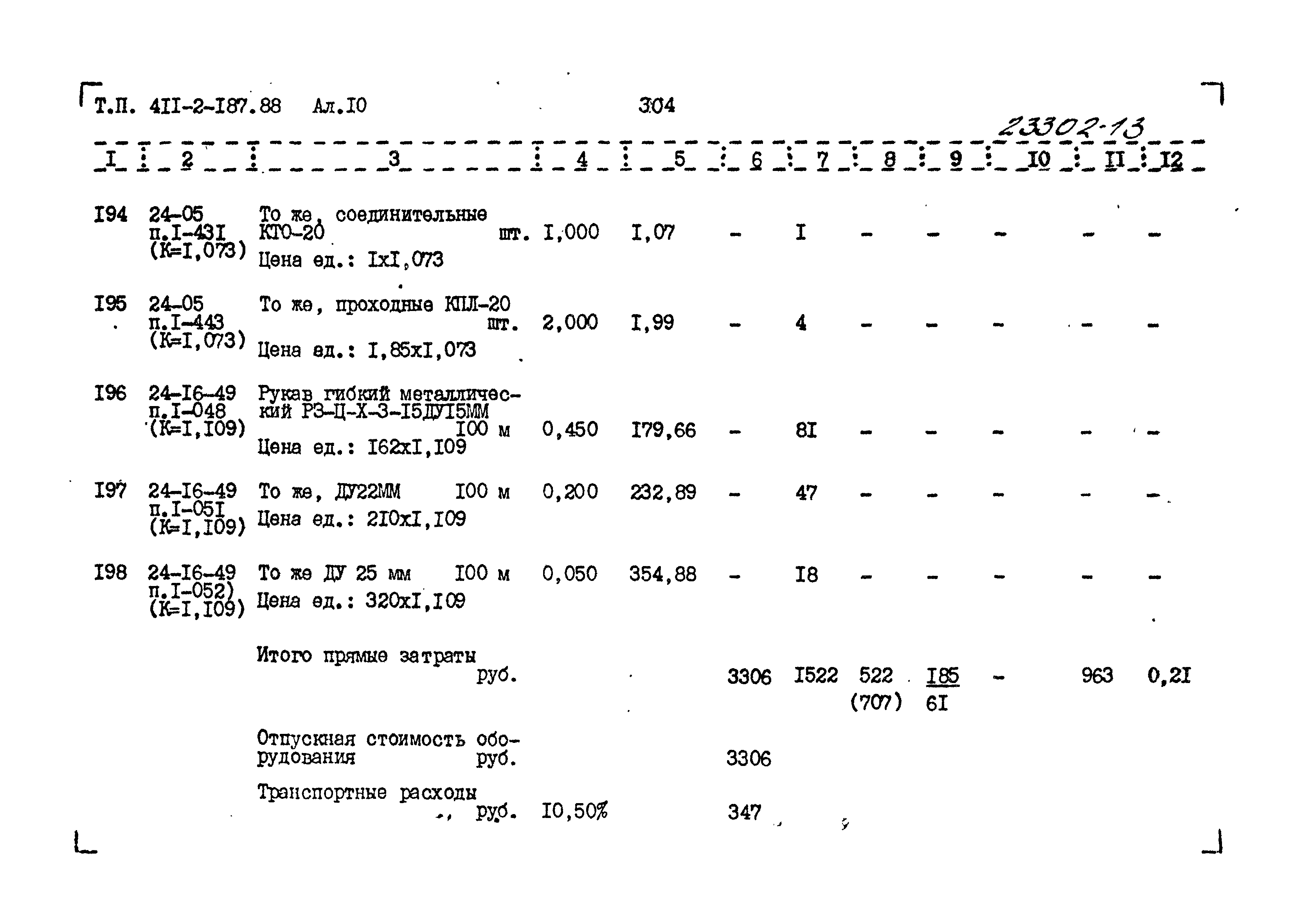 Типовой проект 411-2-187.88