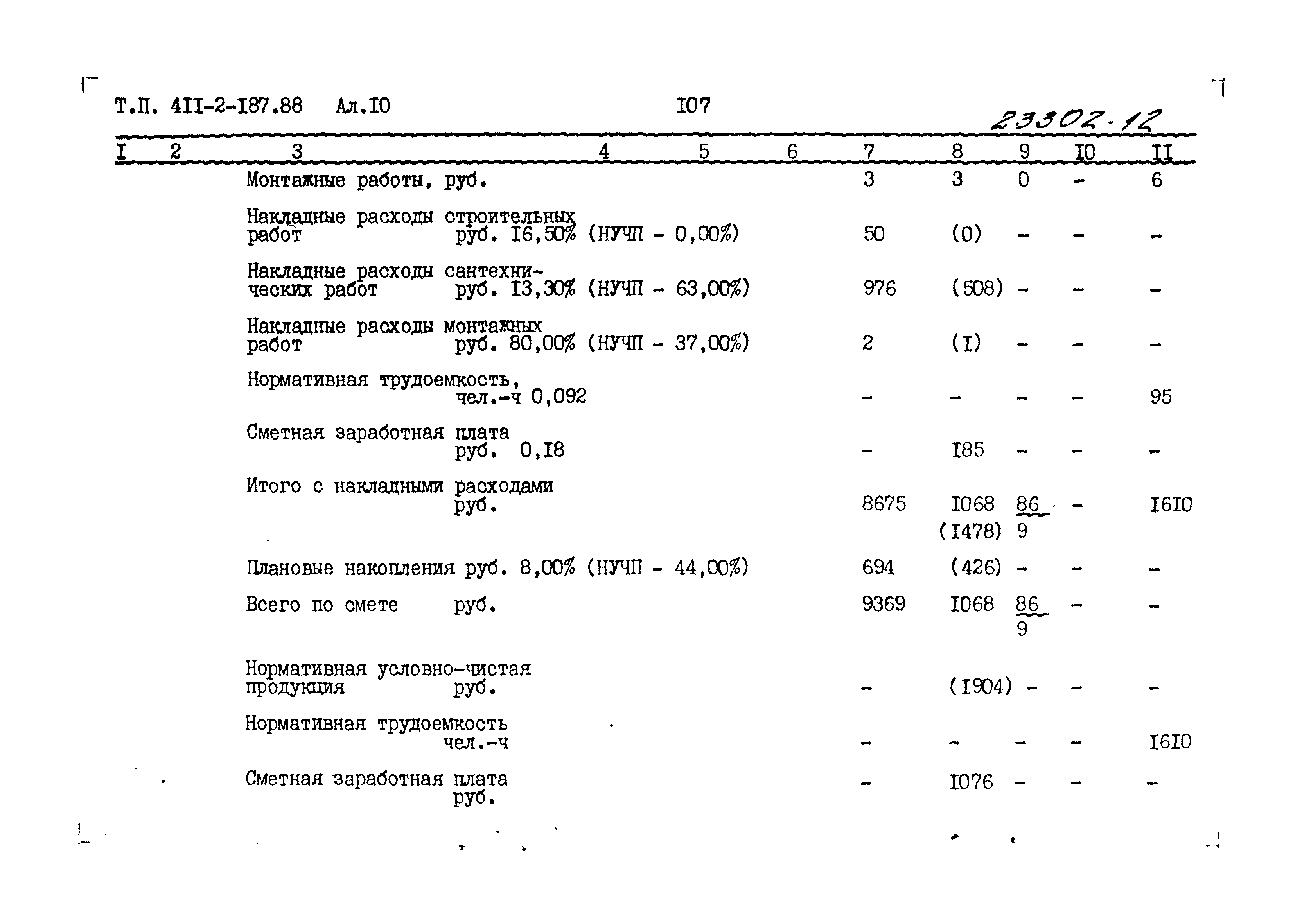 Типовой проект 411-2-187.88