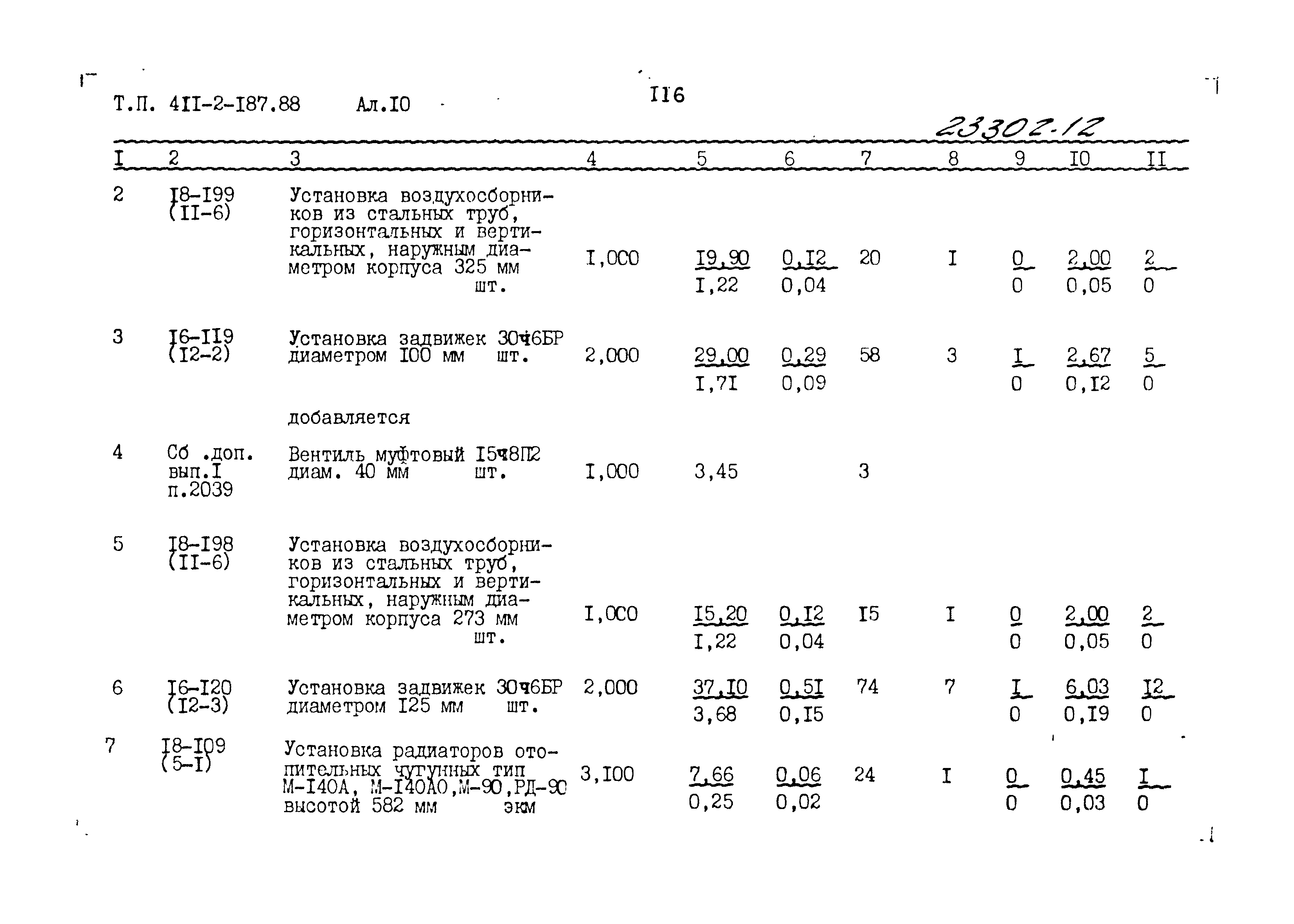 Типовой проект 411-2-187.88