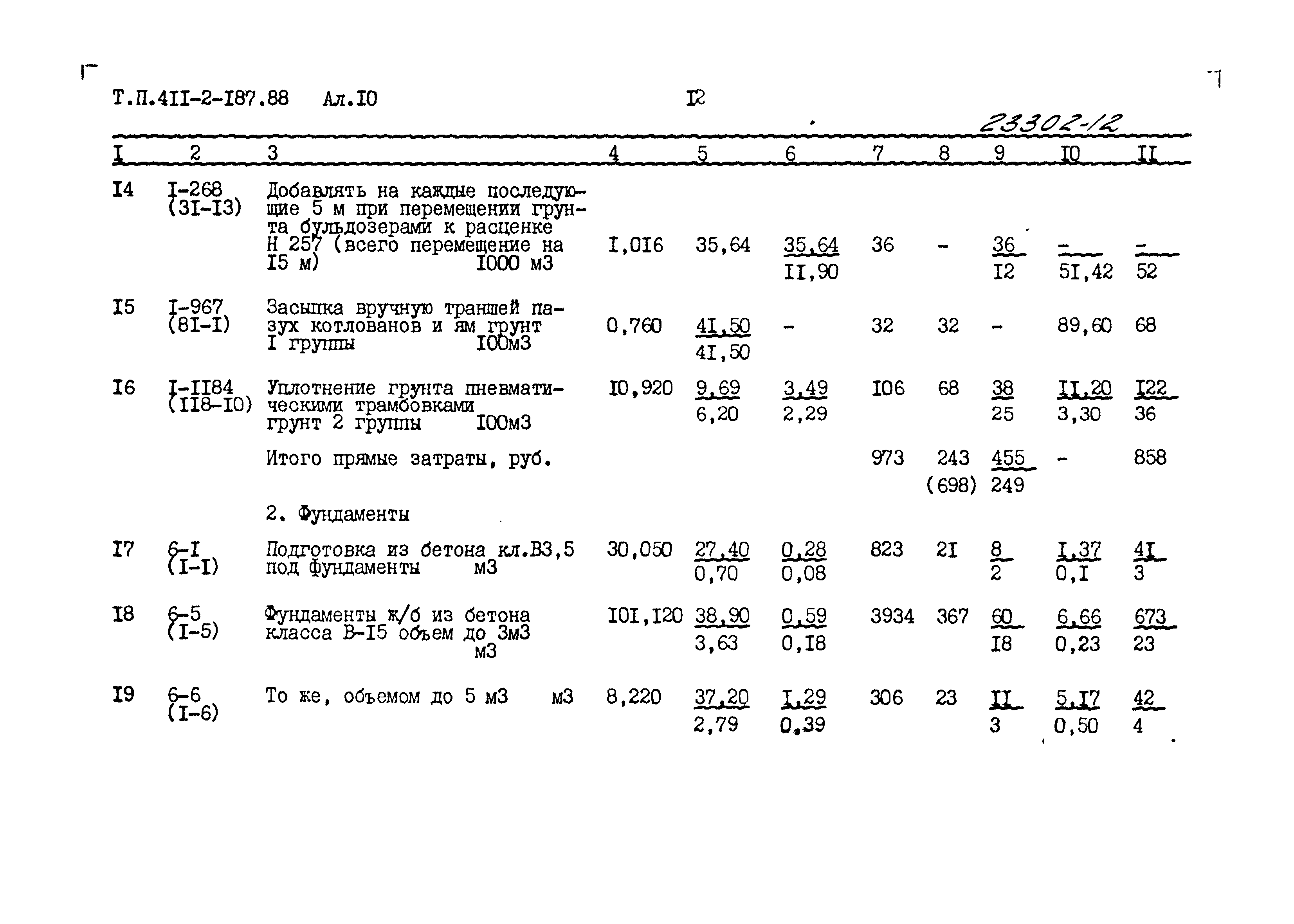 Типовой проект 411-2-187.88