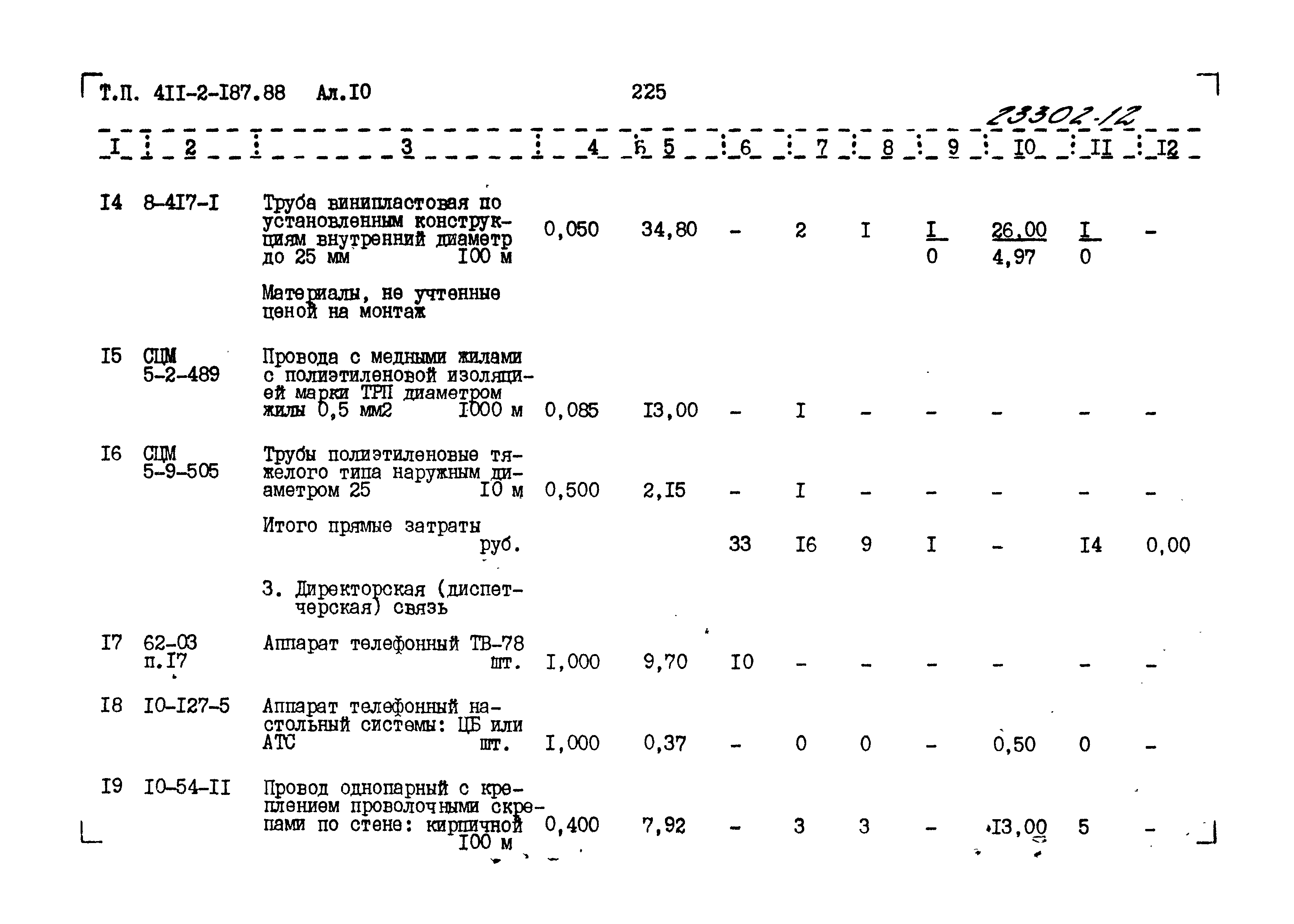 Типовой проект 411-2-187.88