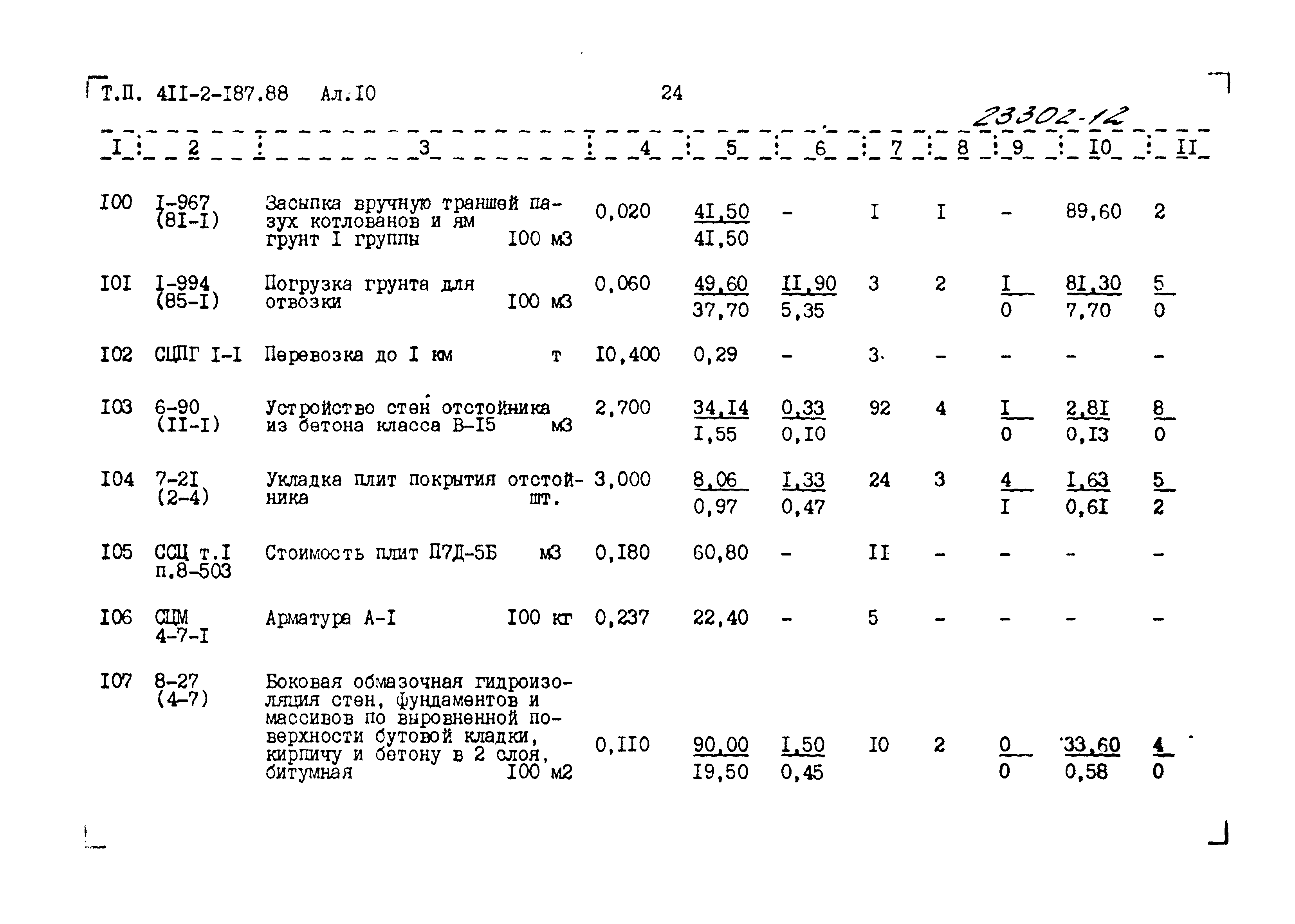 Типовой проект 411-2-187.88