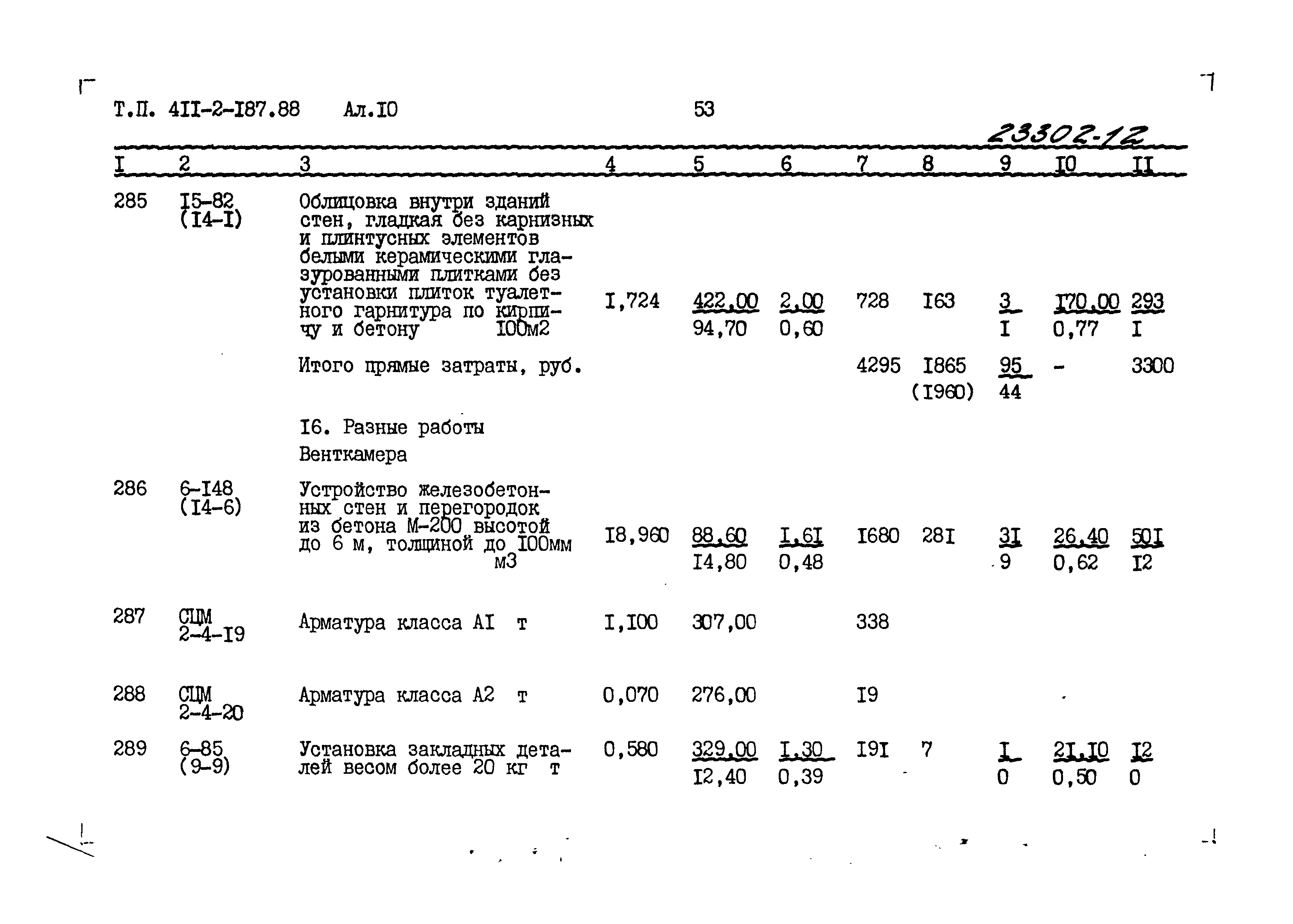 Типовой проект 411-2-187.88