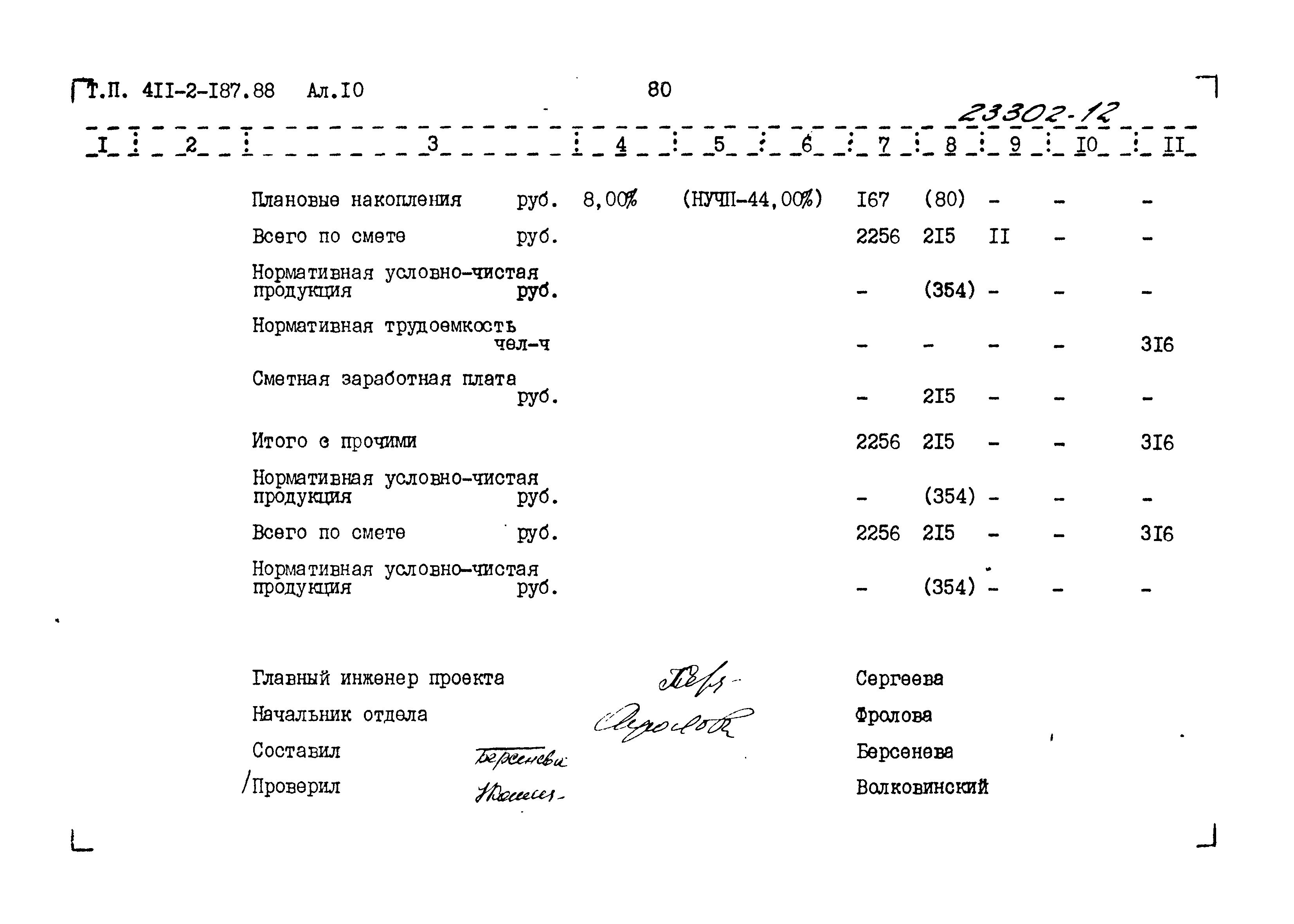 Типовой проект 411-2-187.88