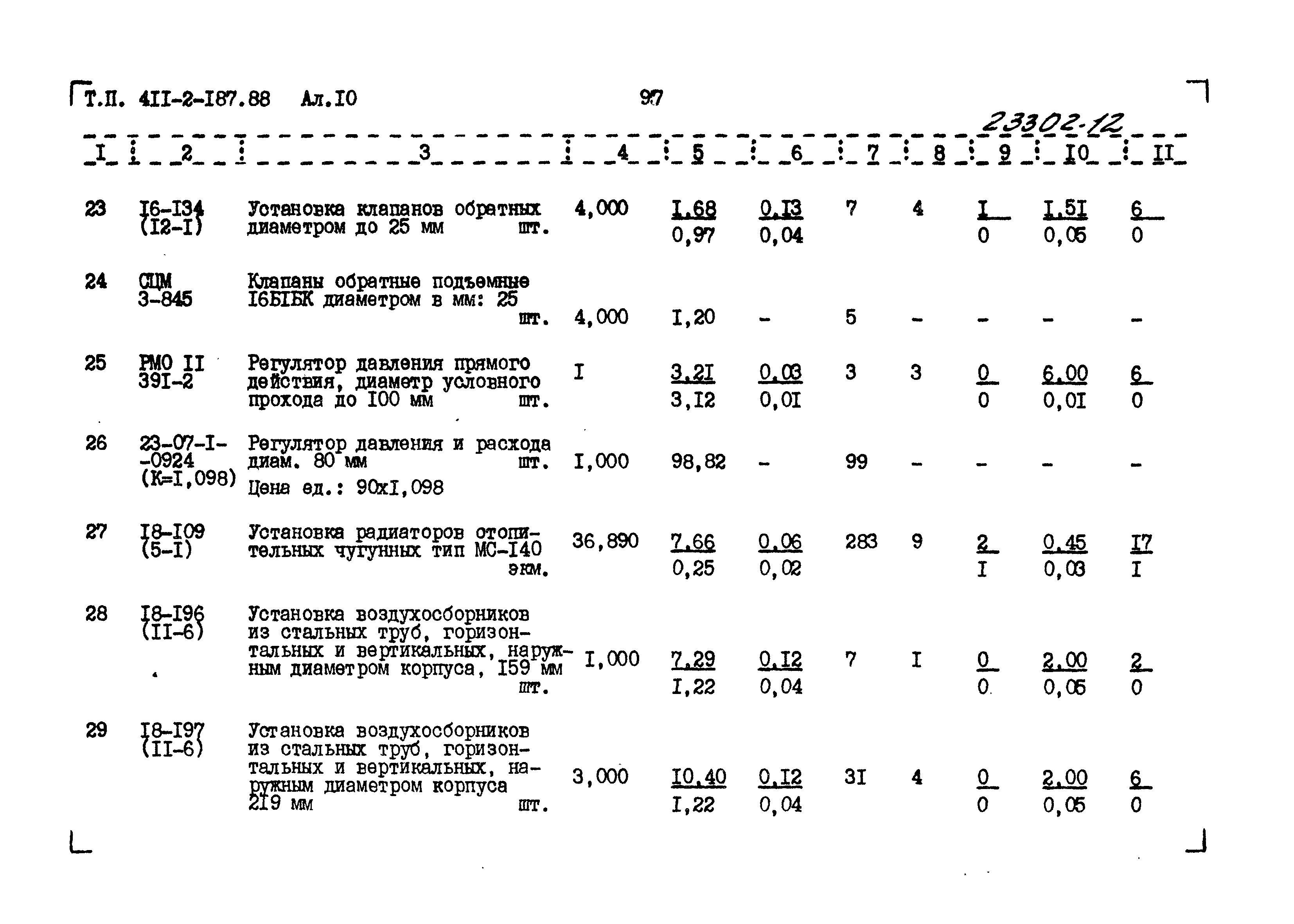 Типовой проект 411-2-187.88