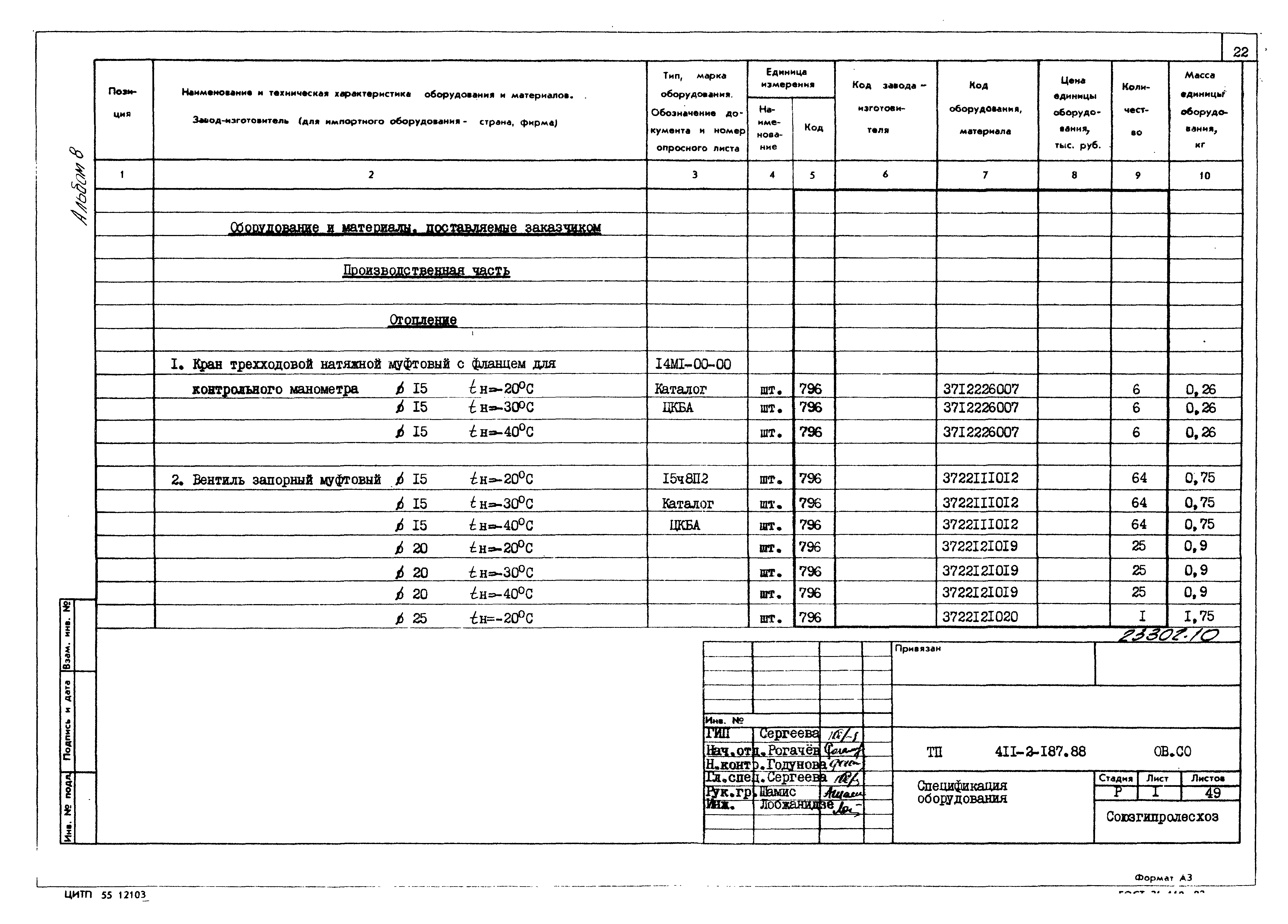 Типовой проект 411-2-187.88