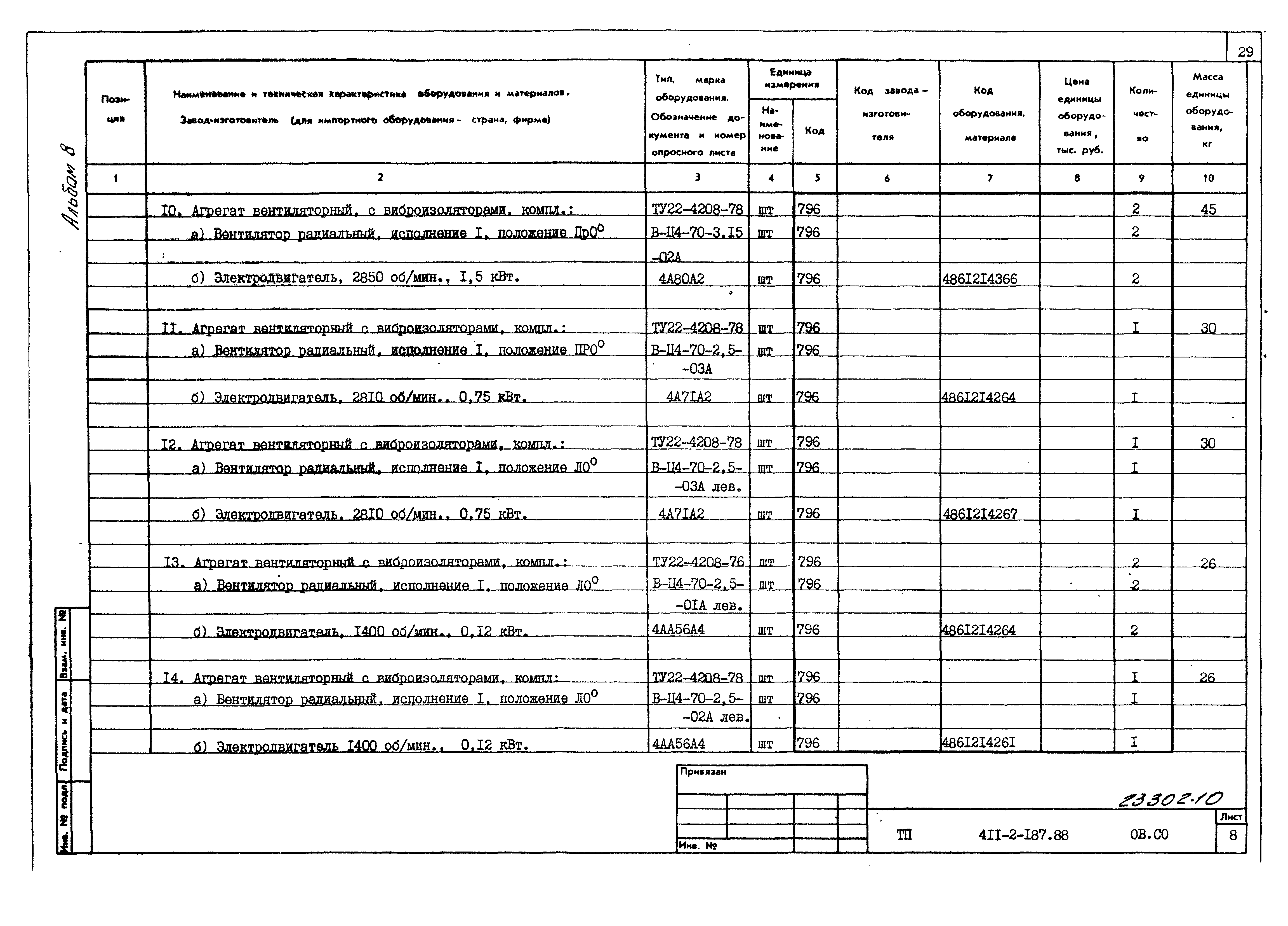 Типовой проект 411-2-187.88