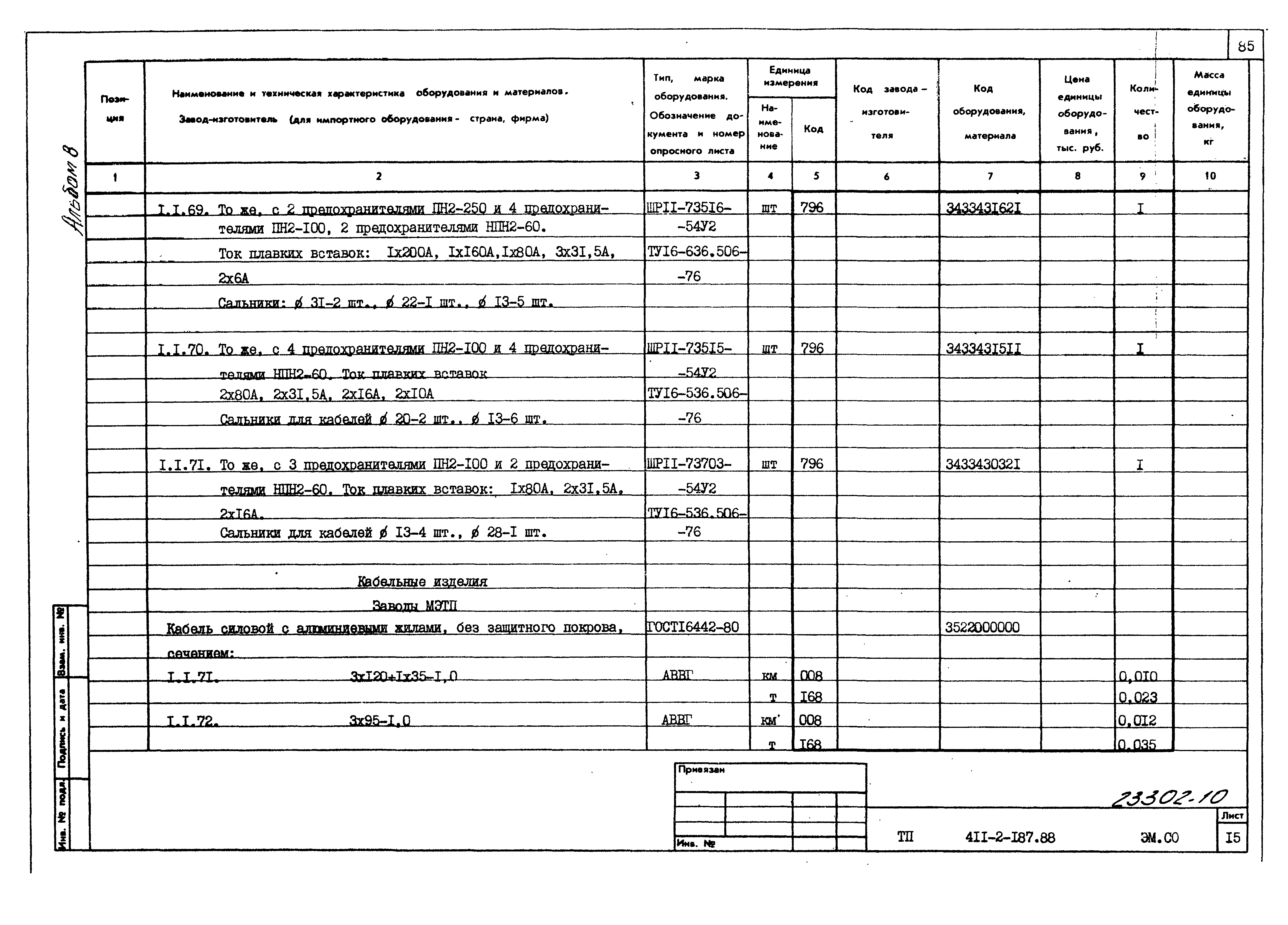 Типовой проект 411-2-187.88