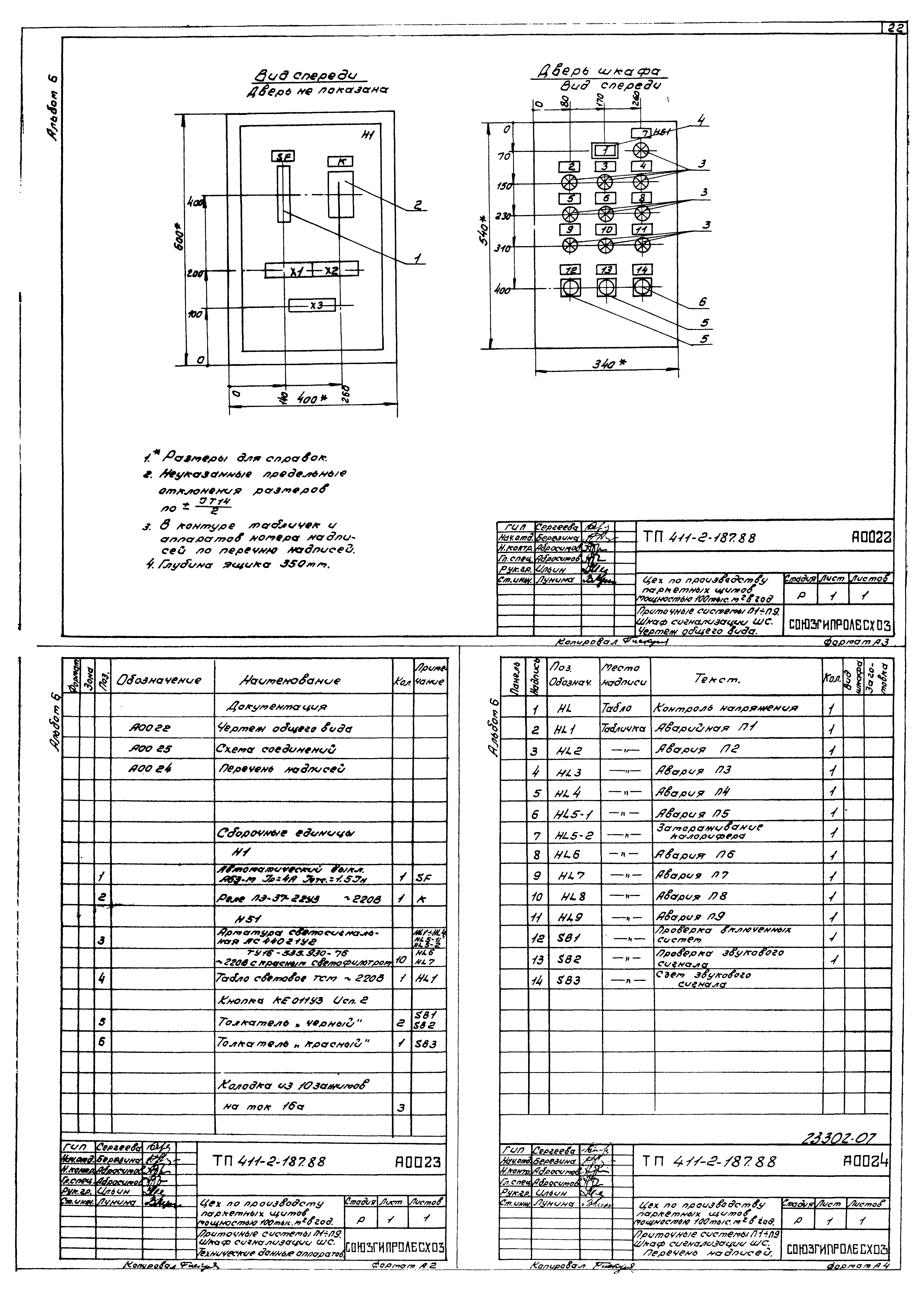 Типовой проект 411-2-187.88