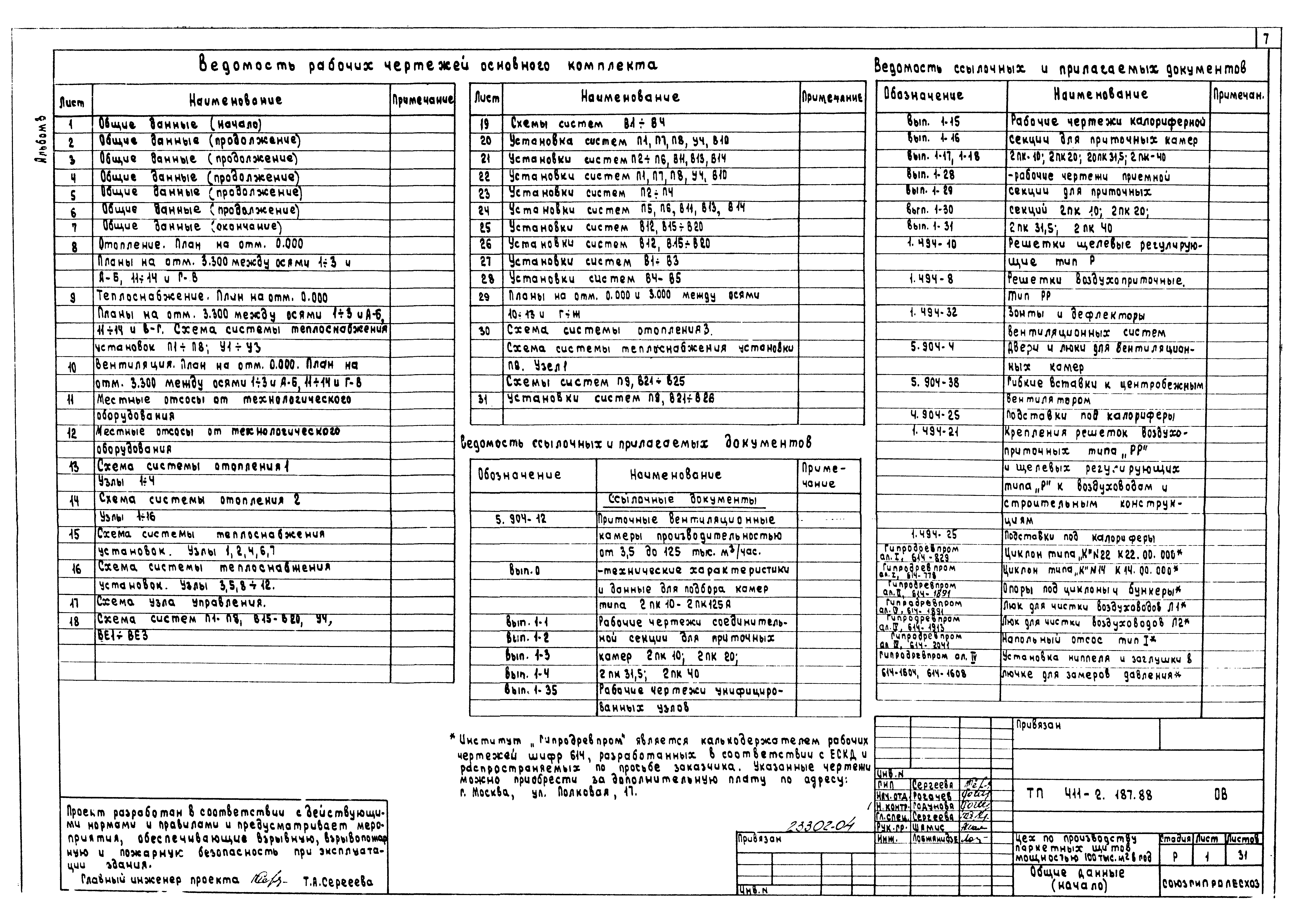 Типовой проект 411-2-187.88