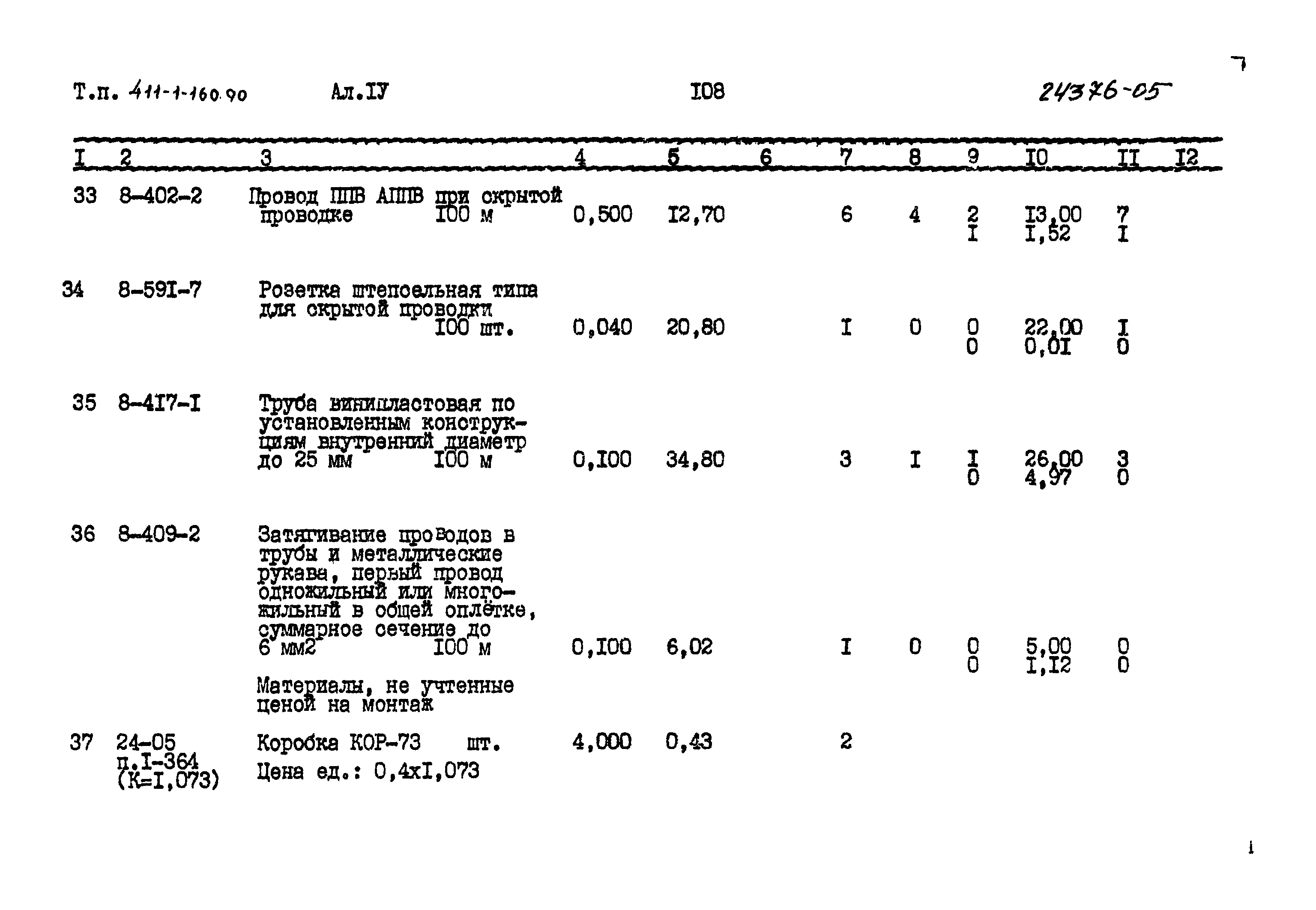 Типовой проект 411-1-160.90