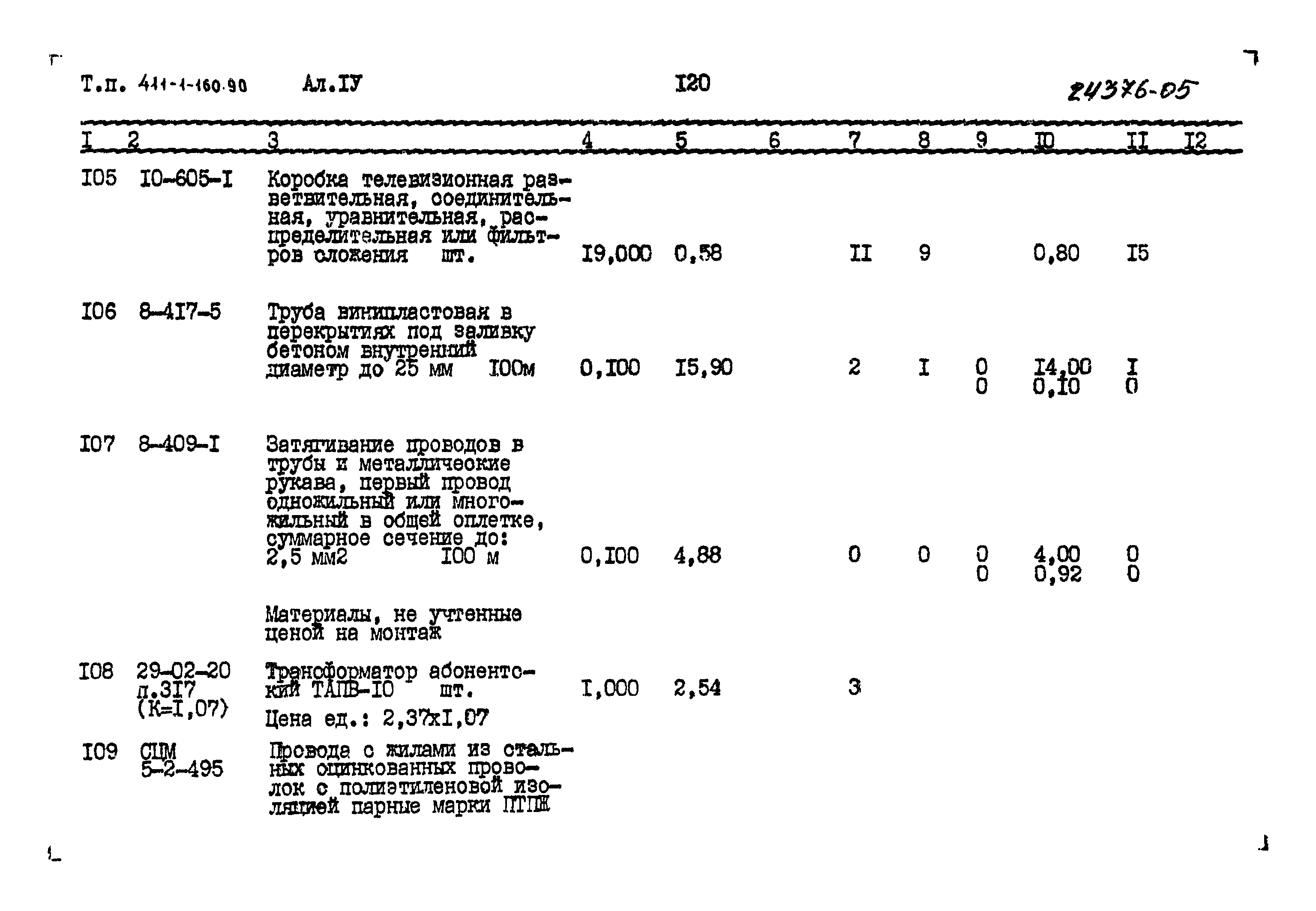 Типовой проект 411-1-160.90