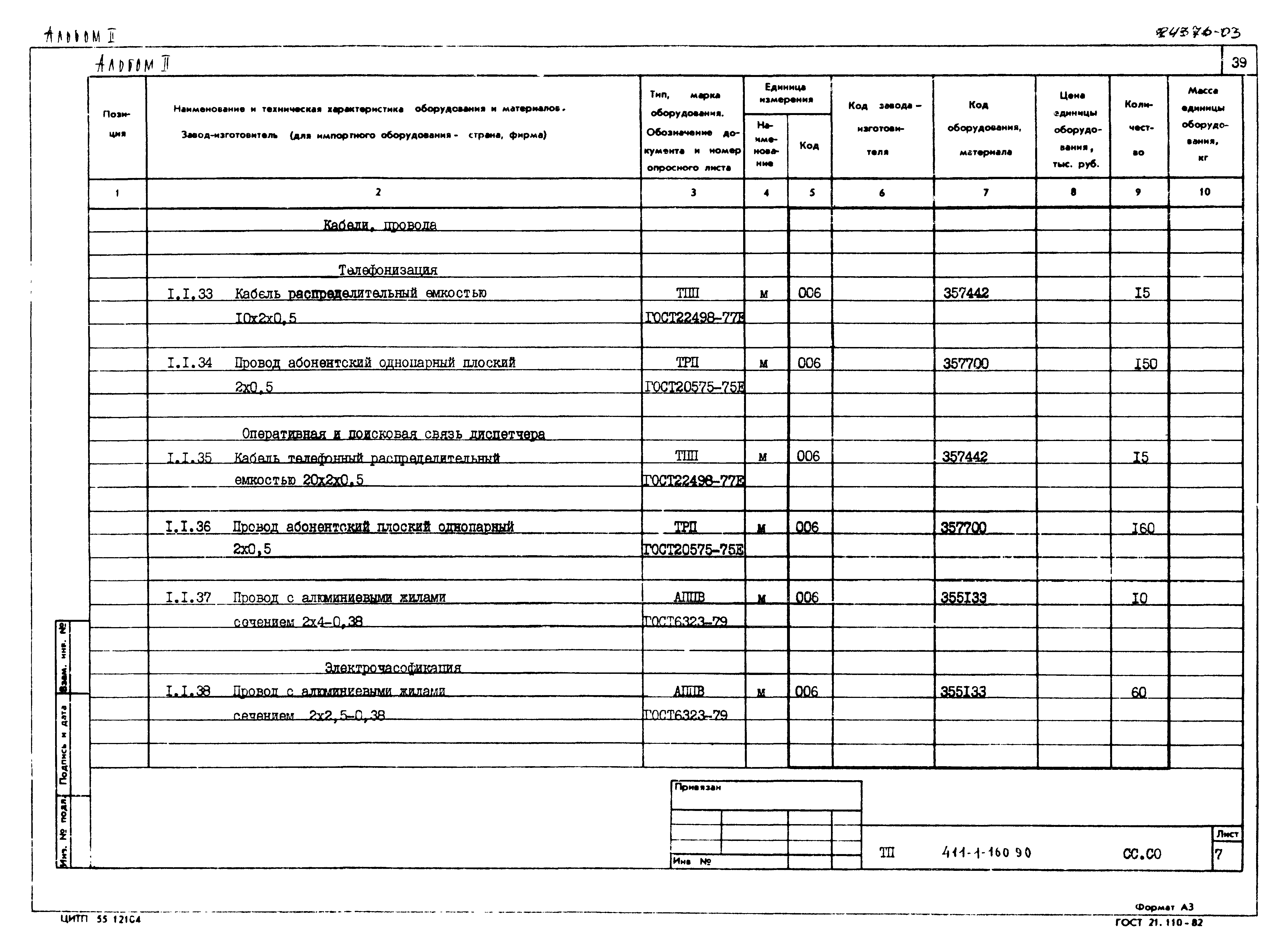 Типовой проект 411-1-160.90