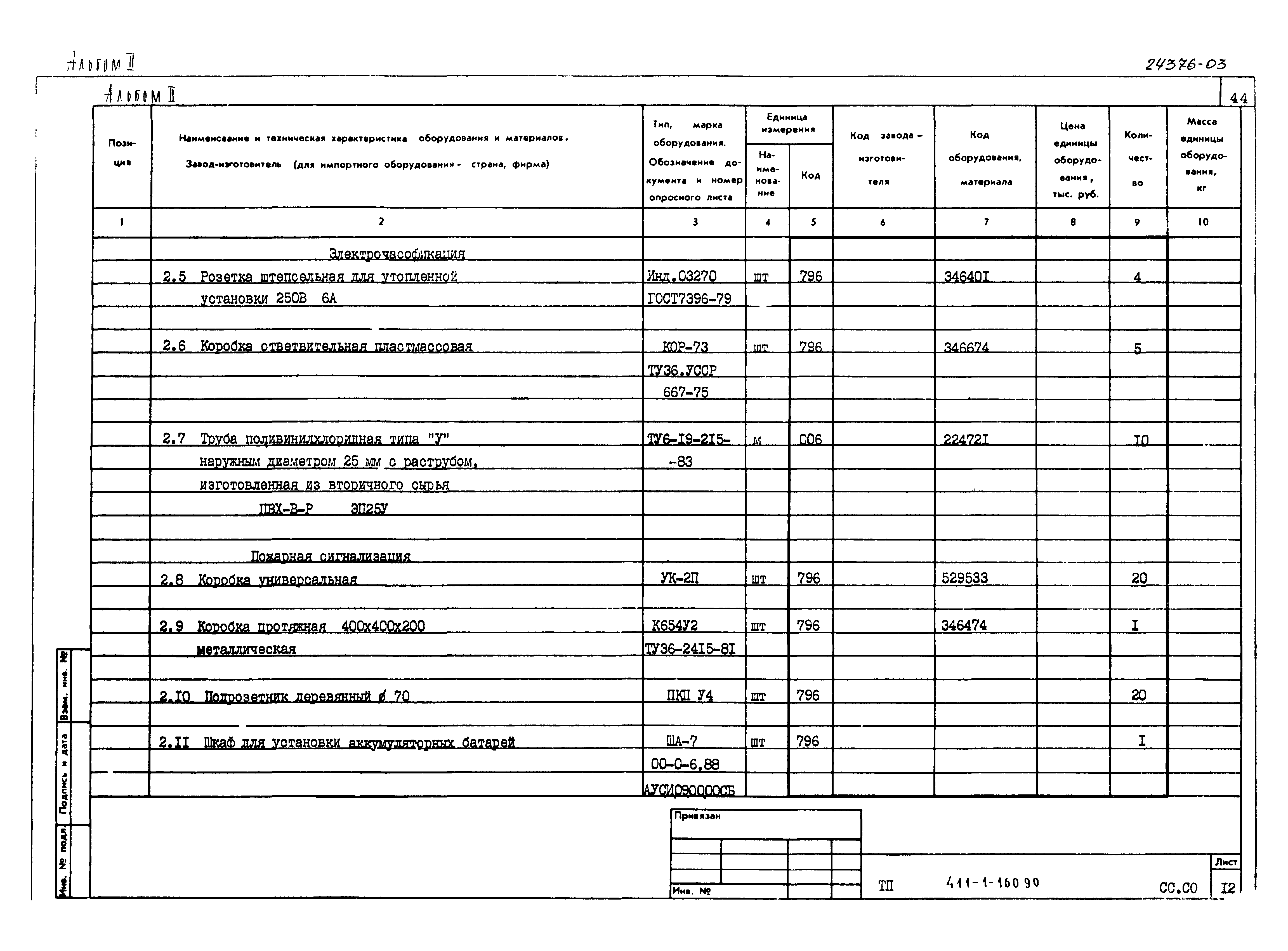 Типовой проект 411-1-160.90