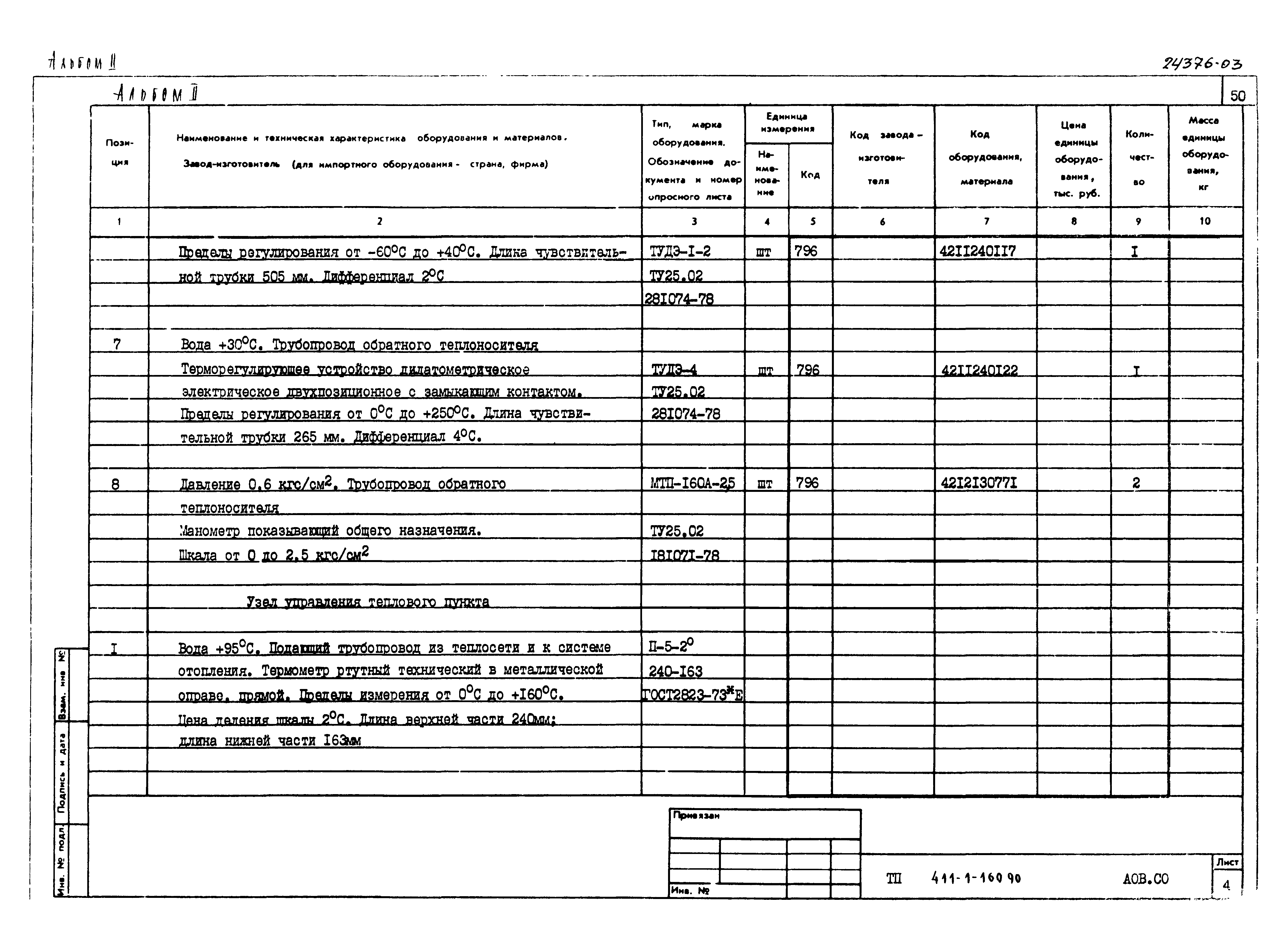 Типовой проект 411-1-160.90