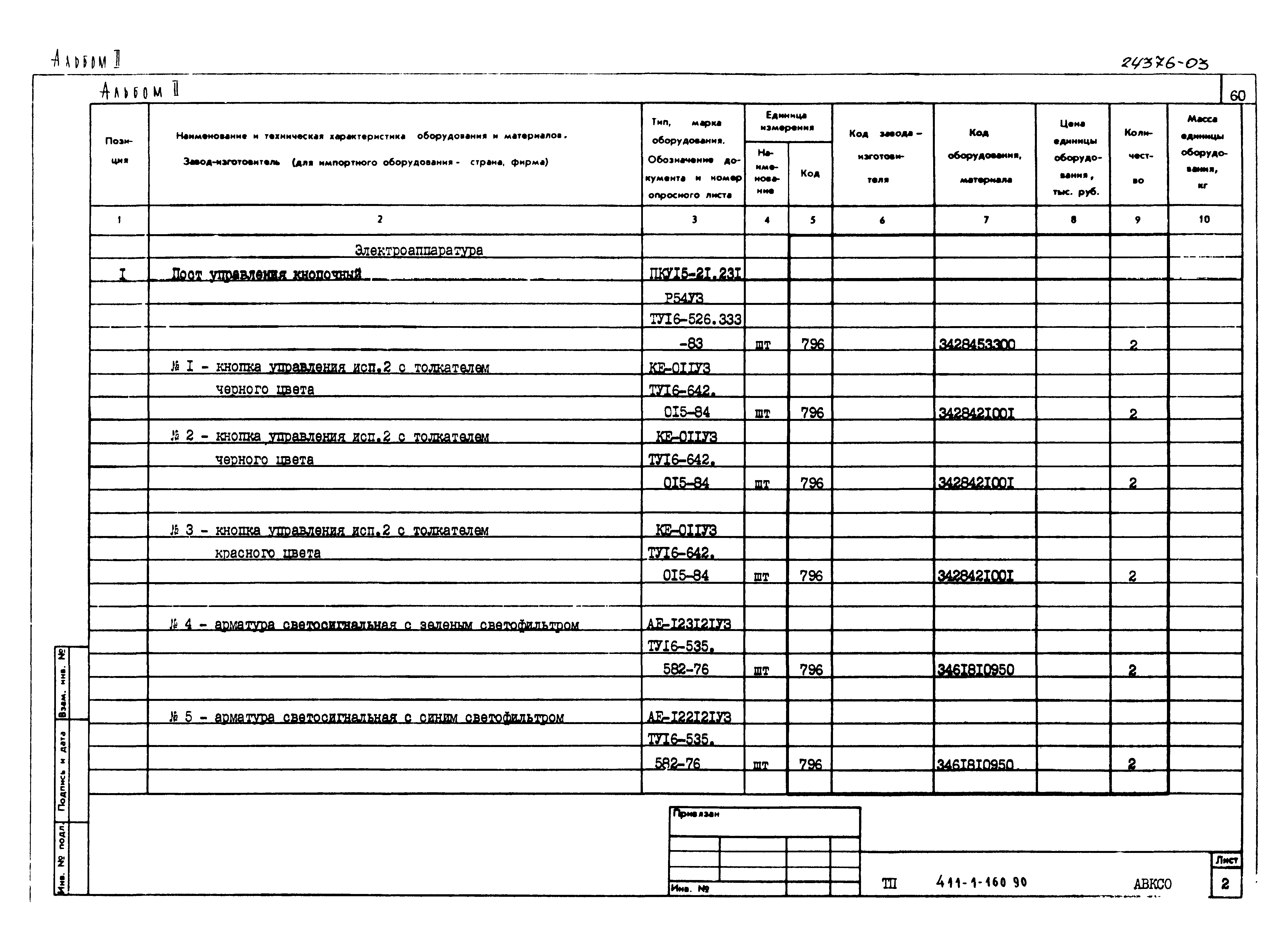 Типовой проект 411-1-160.90